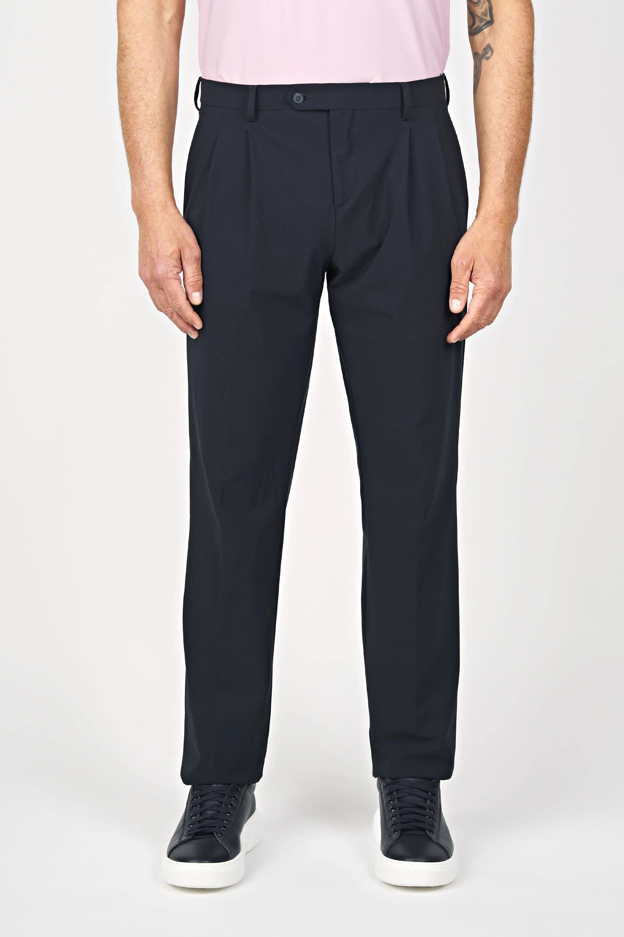 ACTIVE High-Performance Double-Pleats Trousers