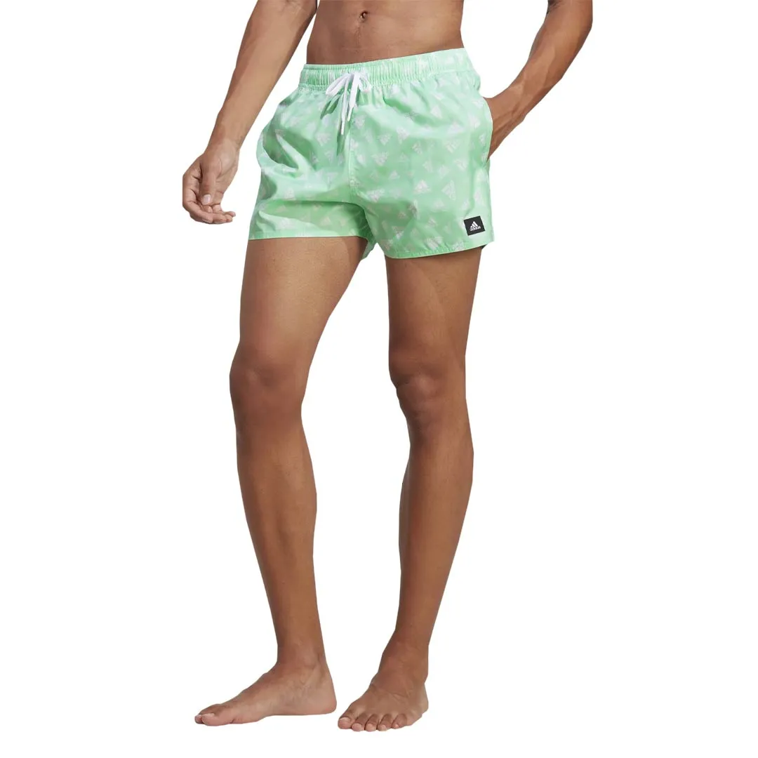 adidas - Men's Logo Print CLX Swim Shorts (HT4344)