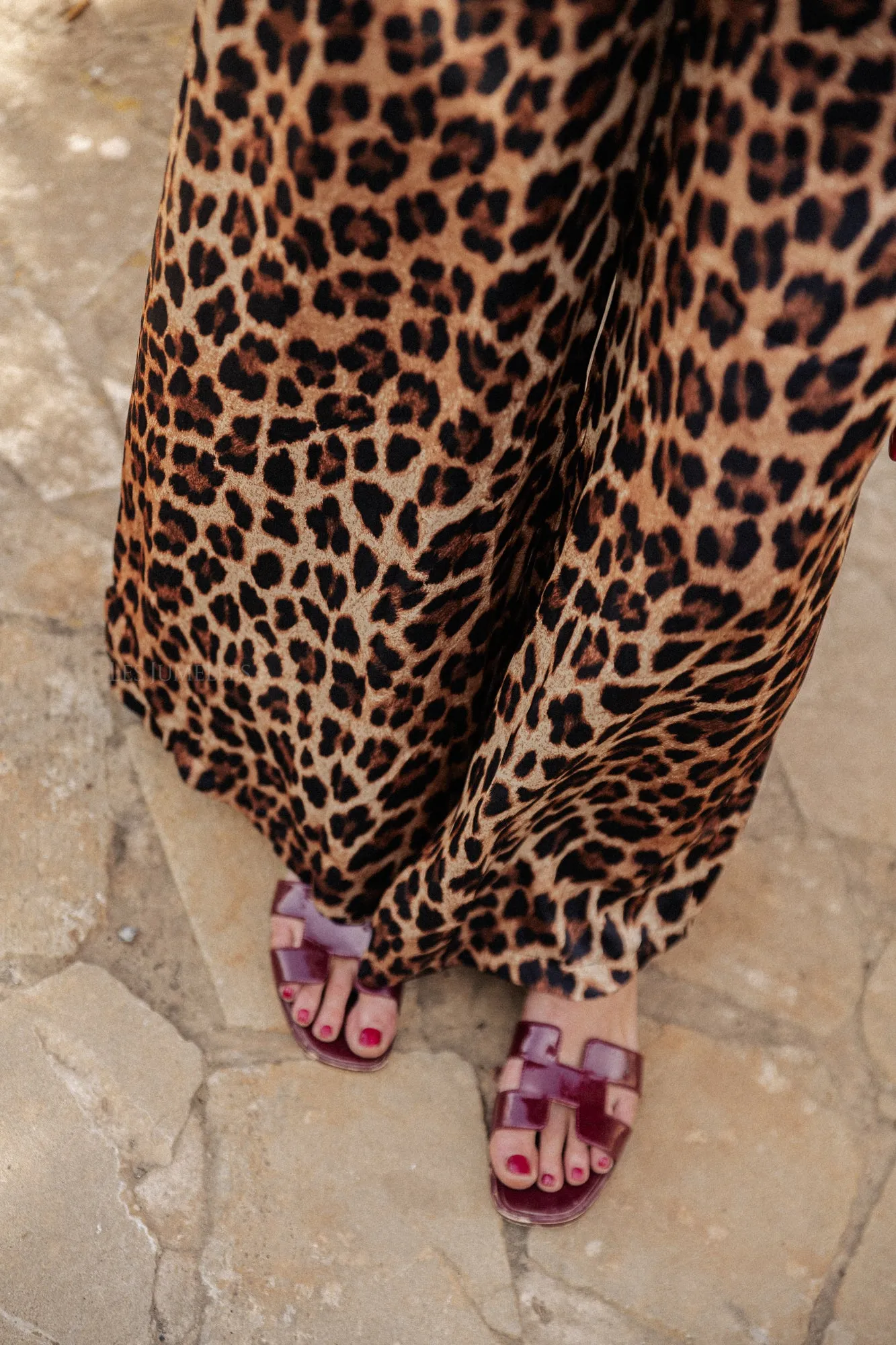 Aurora leopard trousers