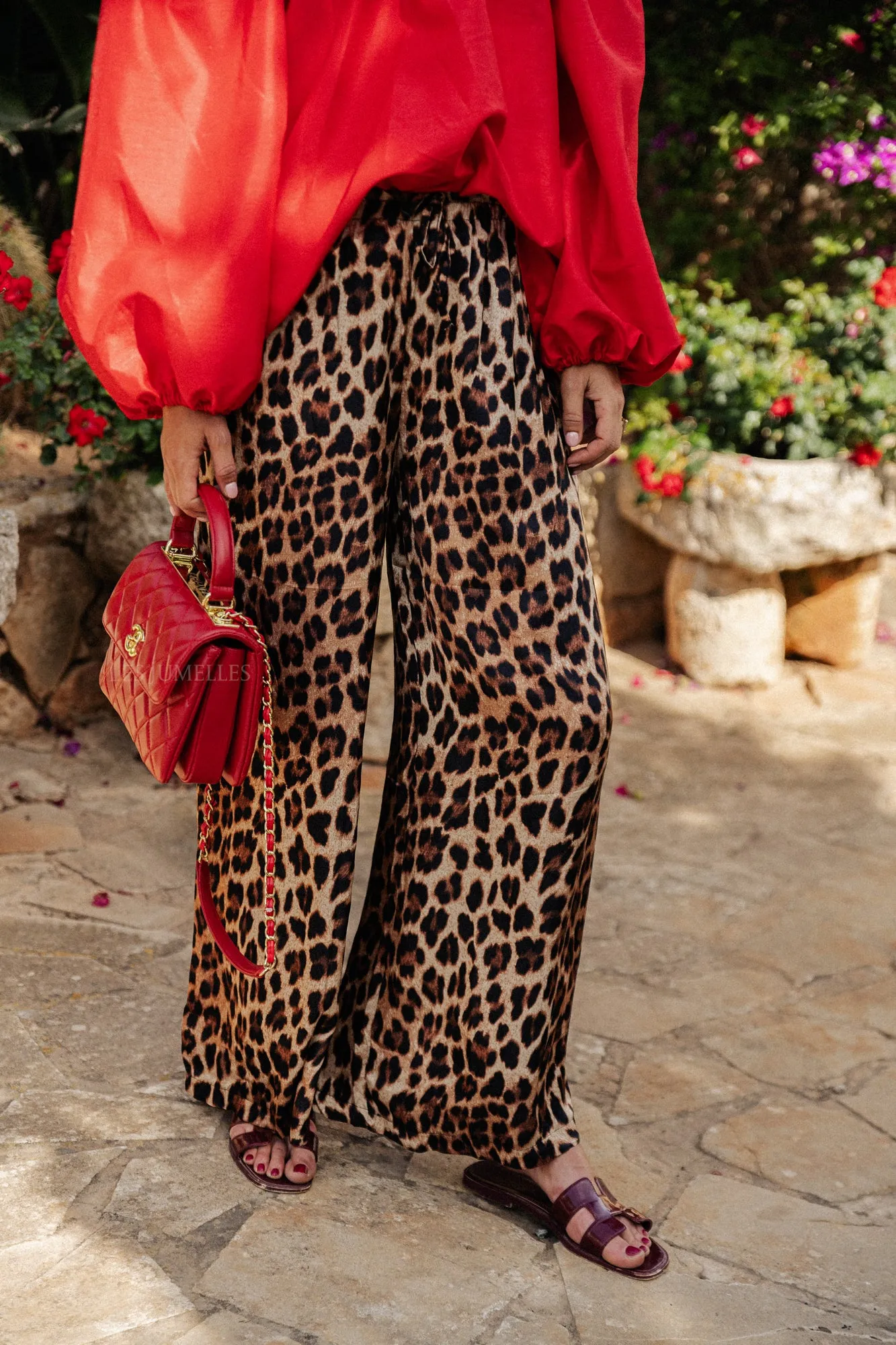 Aurora leopard trousers