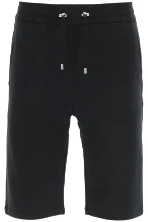 BALMAIN sweatshorts with flocked logo