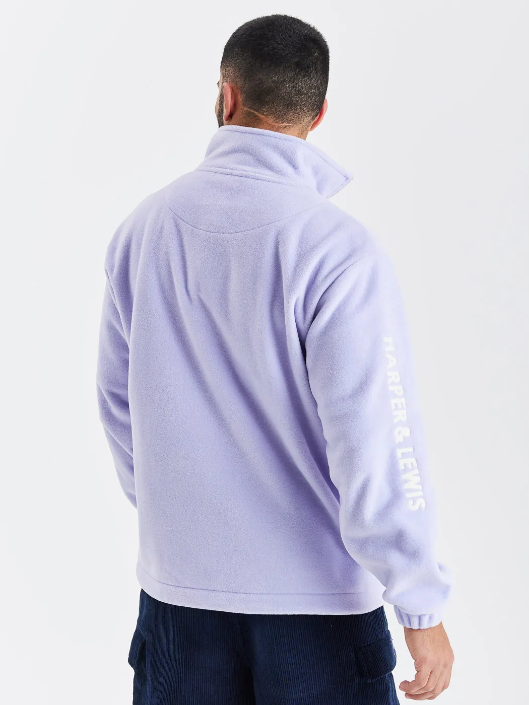 Birch 1/4 Zip Fleece Pale Lavender