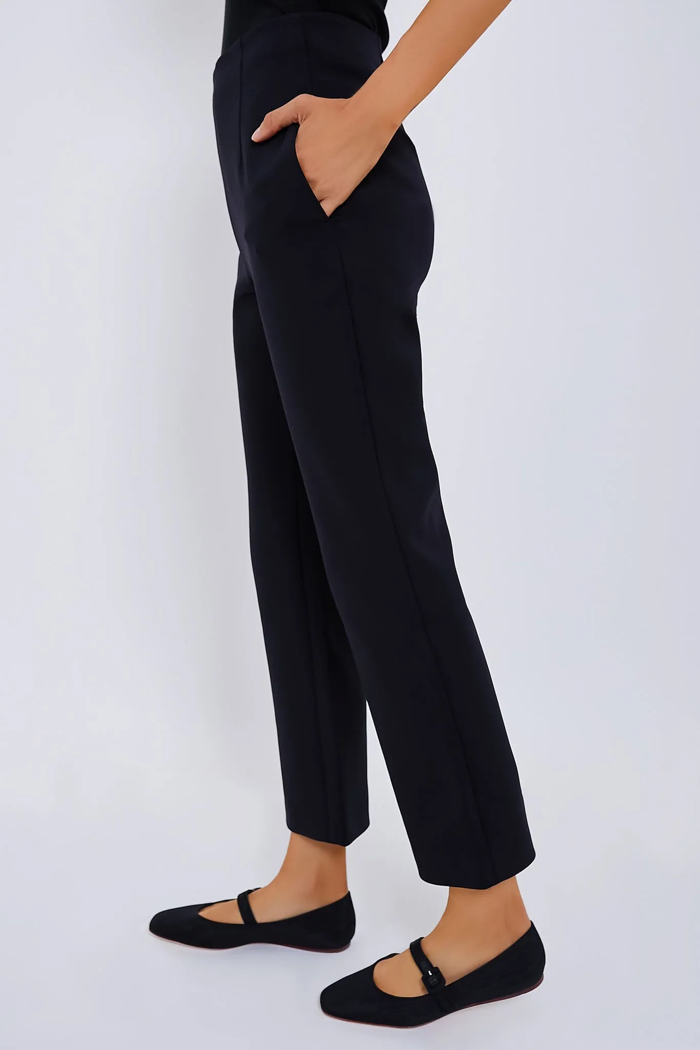 Black Scuba Tailor Trousers