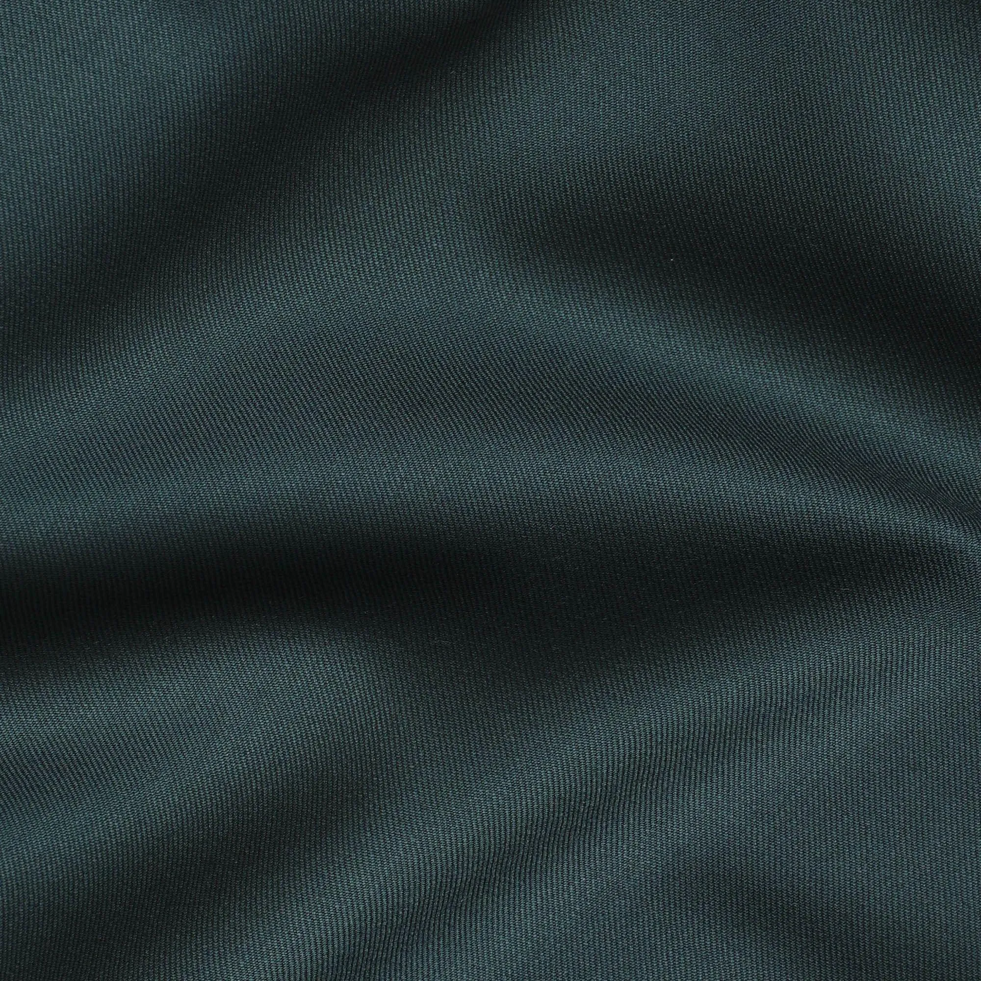 Bottle green plain Premium English super 150's blended wool and cashmere suiting fabric-D10930