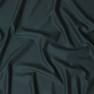 Bottle green plain Premium English super 150's blended wool and cashmere suiting fabric-D10930