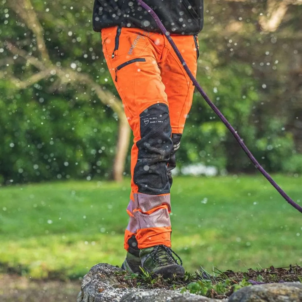 Breatheflex Pro Chainsaw Trousers Hi Viz Type A Class 1