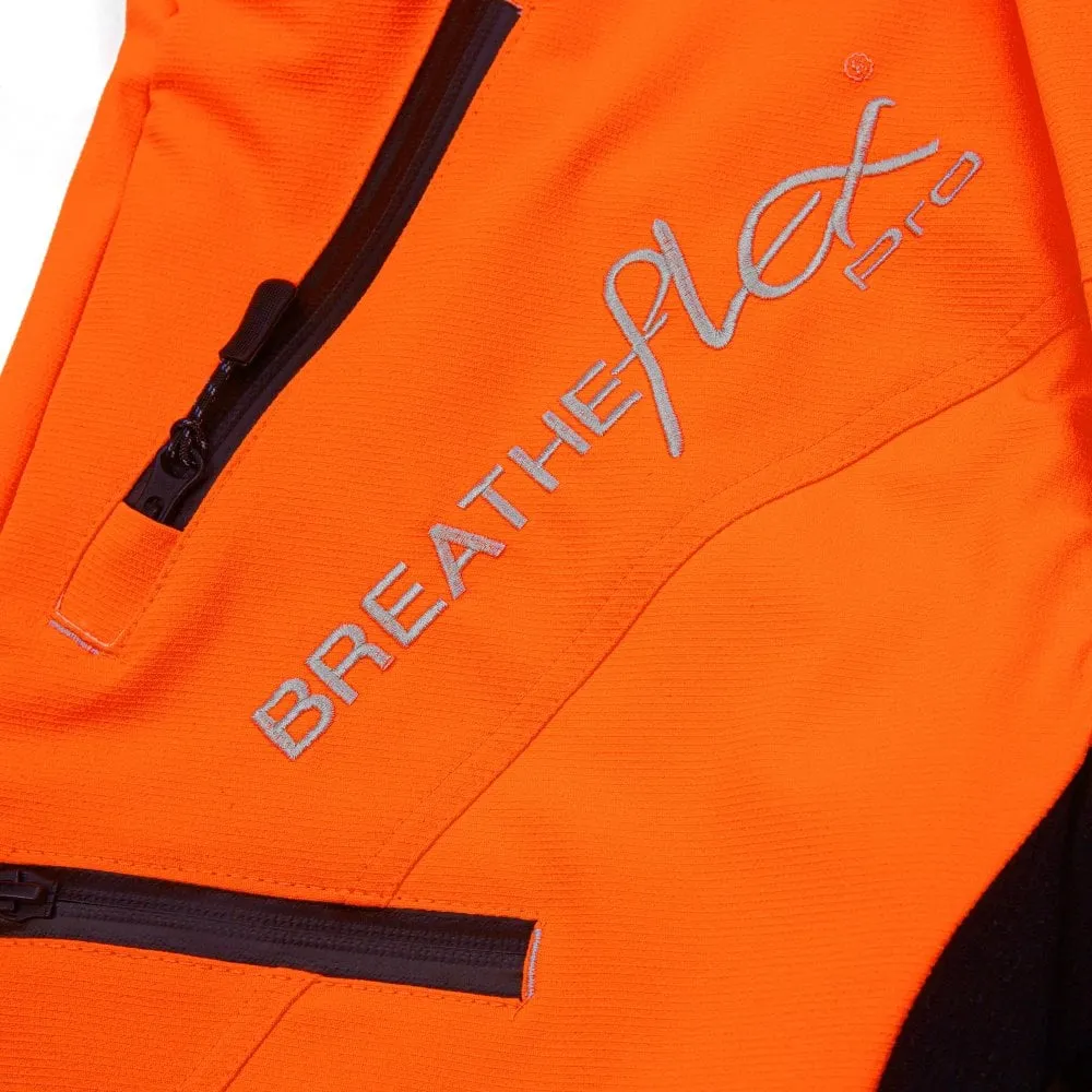 Breatheflex Pro Chainsaw Trousers Hi Viz Type A Class 1