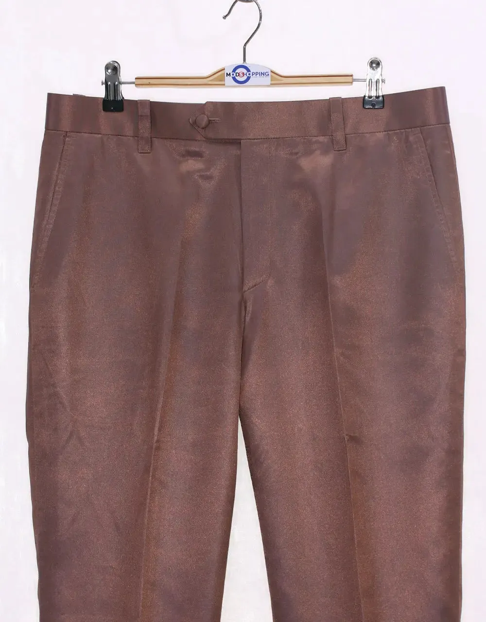 Bronze and Blue Two Tone Trouser