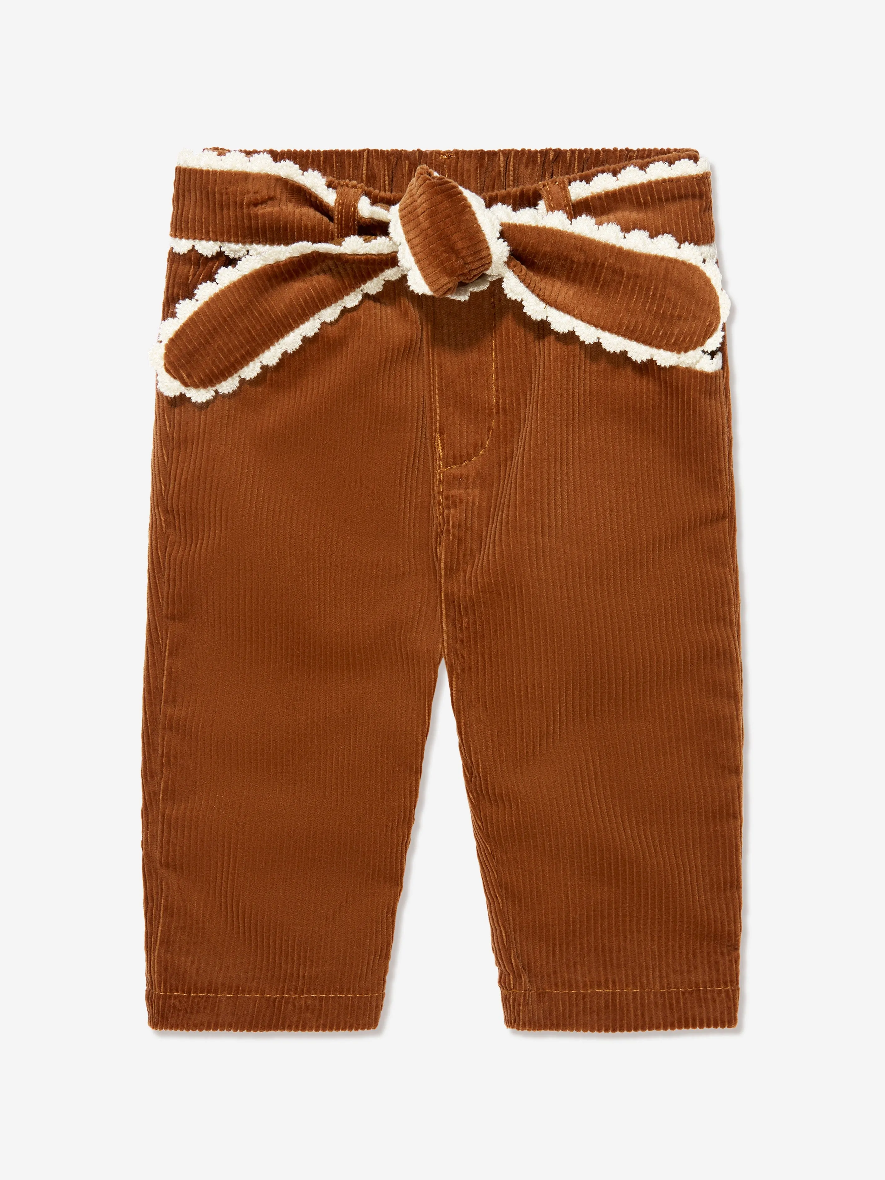 Chloé Baby Girls Corduroy Trousers in Brown