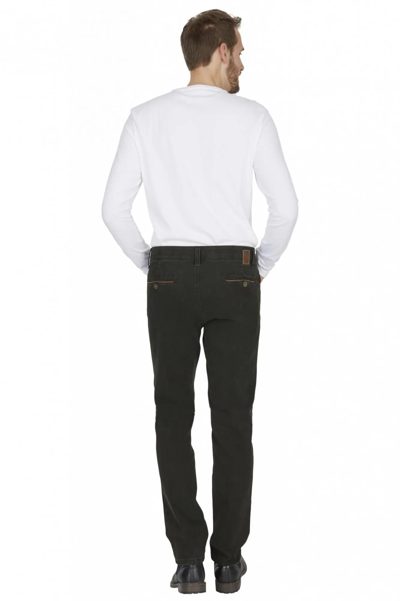 Club Of Comfort Garvey Cotton Trousers 7218 Dg K