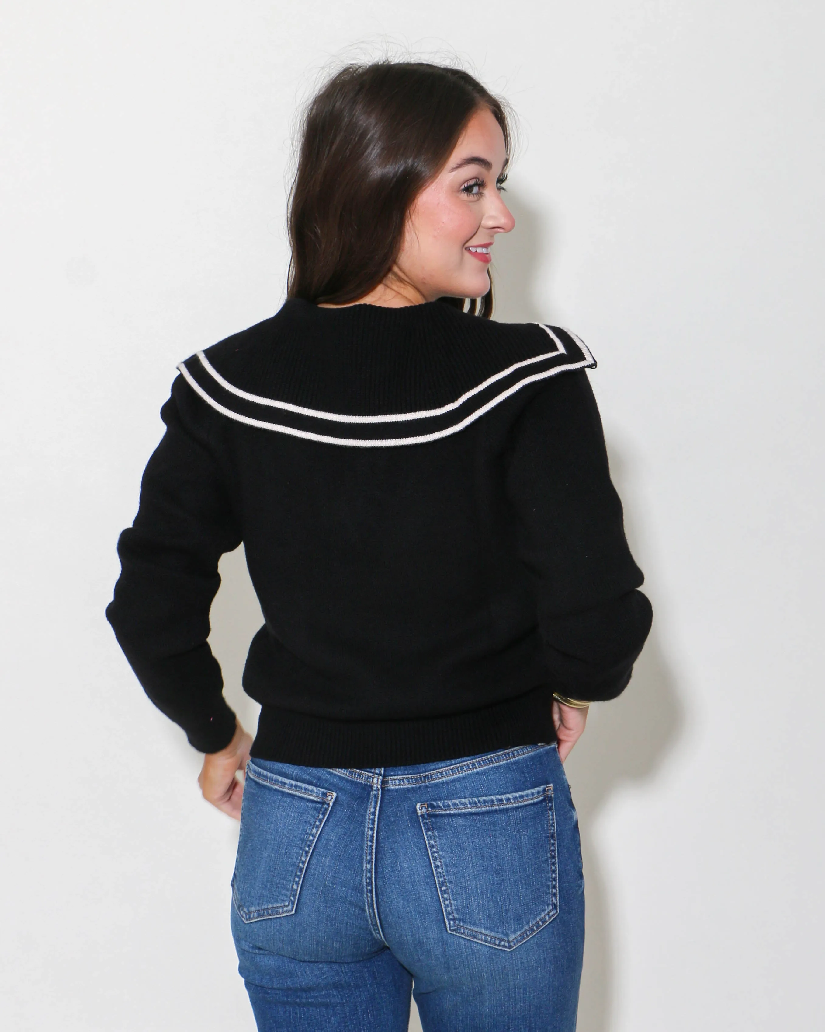 Collared Knit Sweater