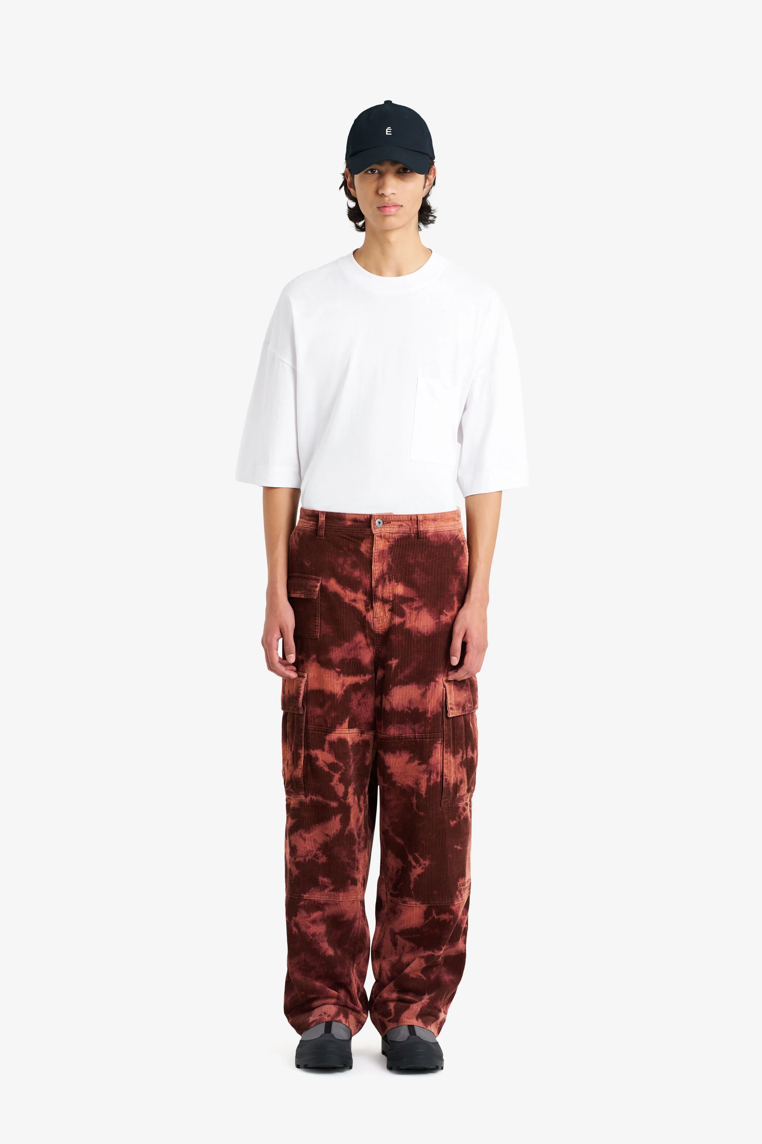 CORDUROY CARGO PANTS BROWNIE