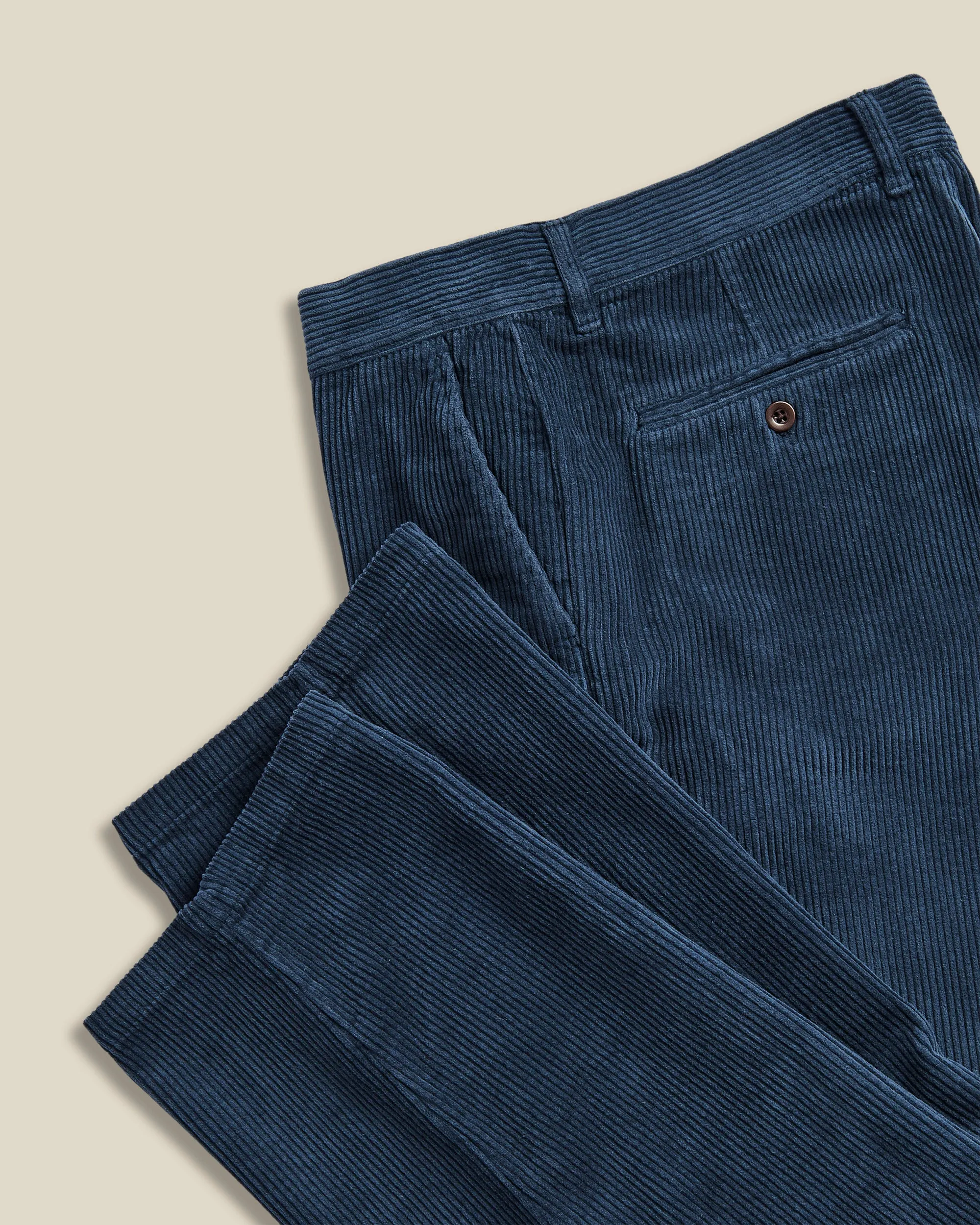 Corduroy Trousers - Navy