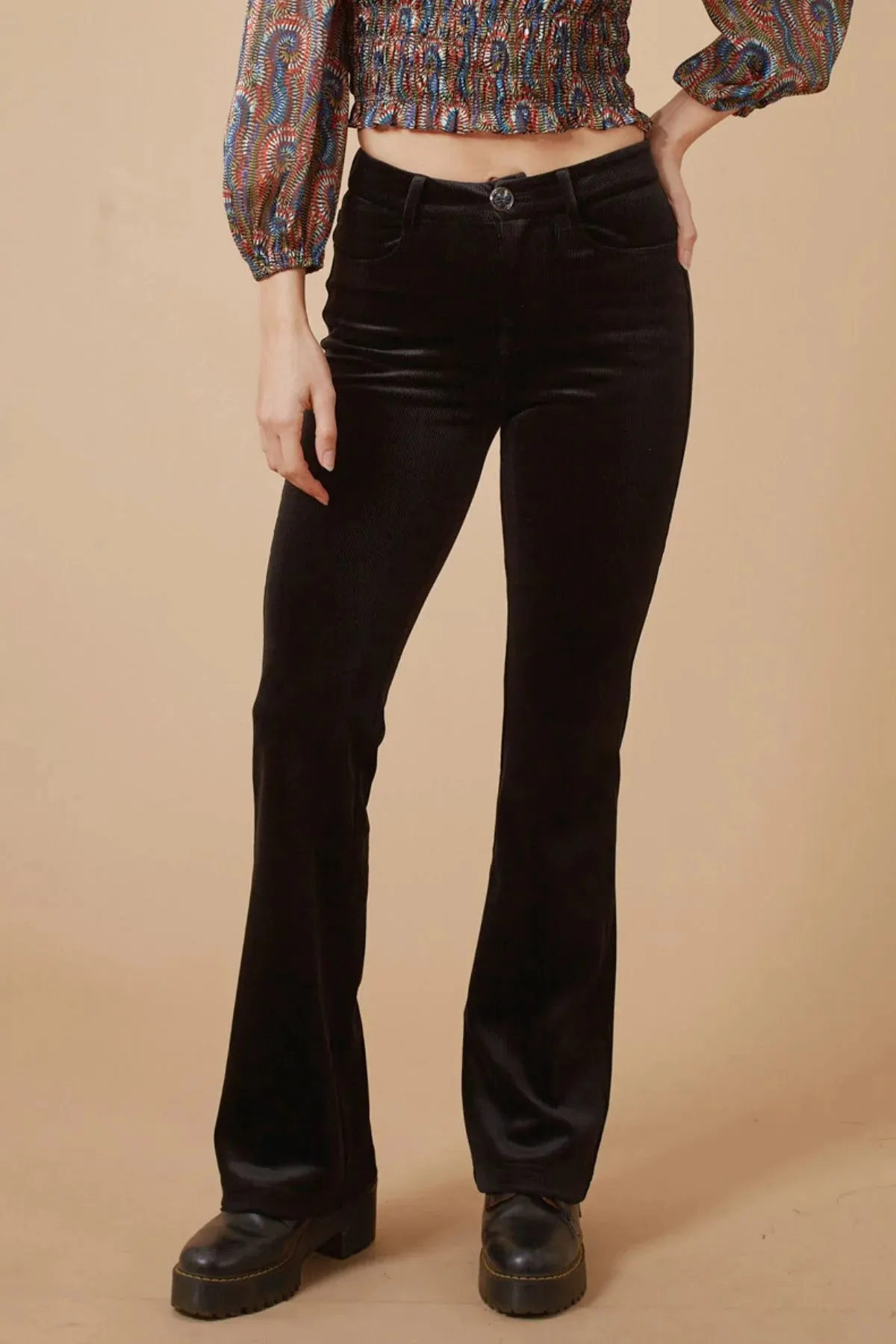 CORRIE BRATTER KICK FLARE TROUSERS