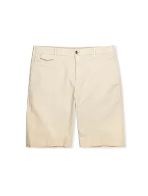 Cotton Shorts Beige