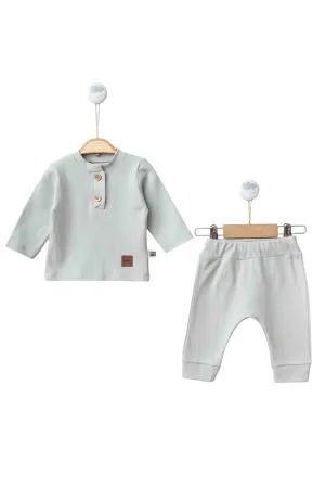 Darrel Baby Boy Green Clothes Set