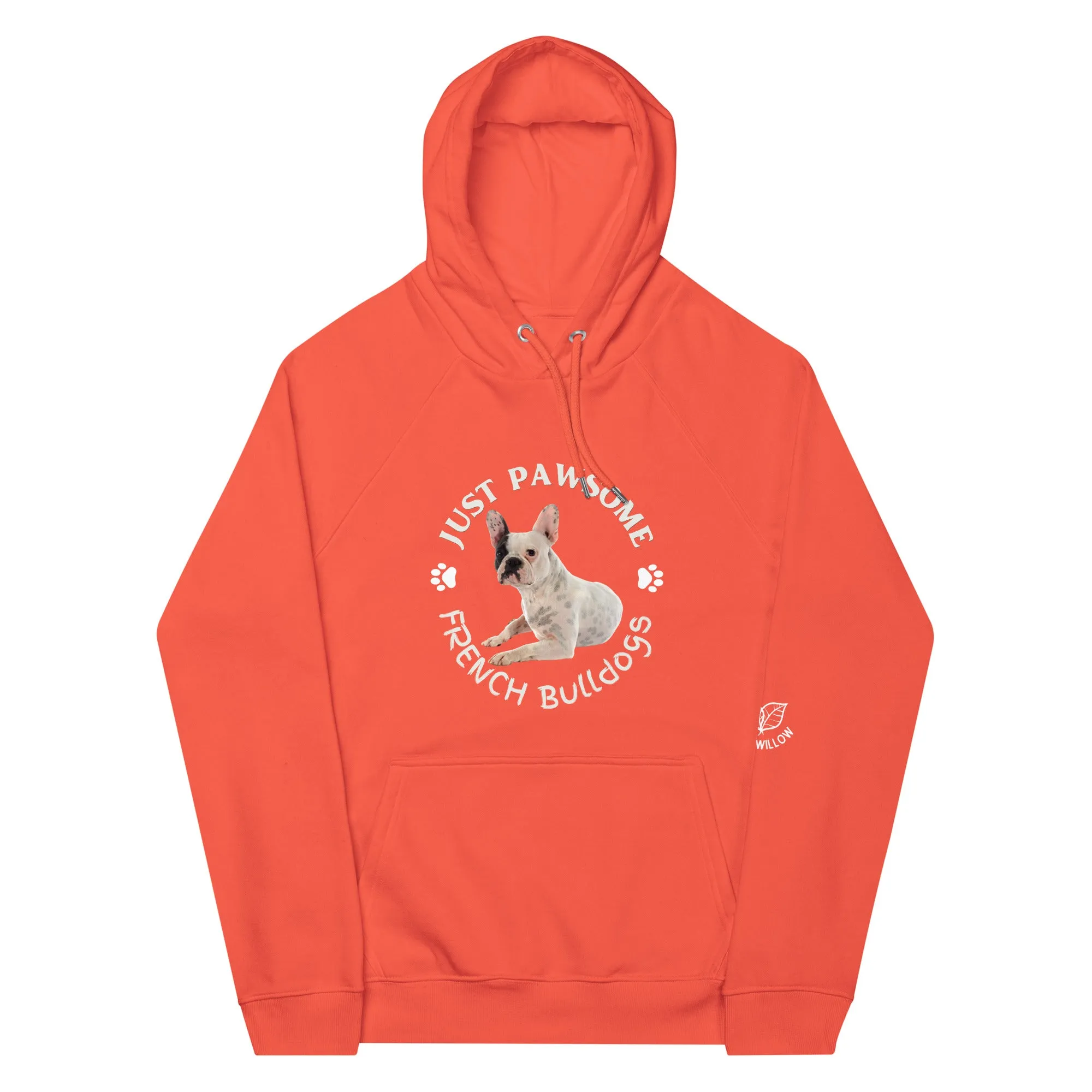 French Bulldogs, unisex raglan hoodie