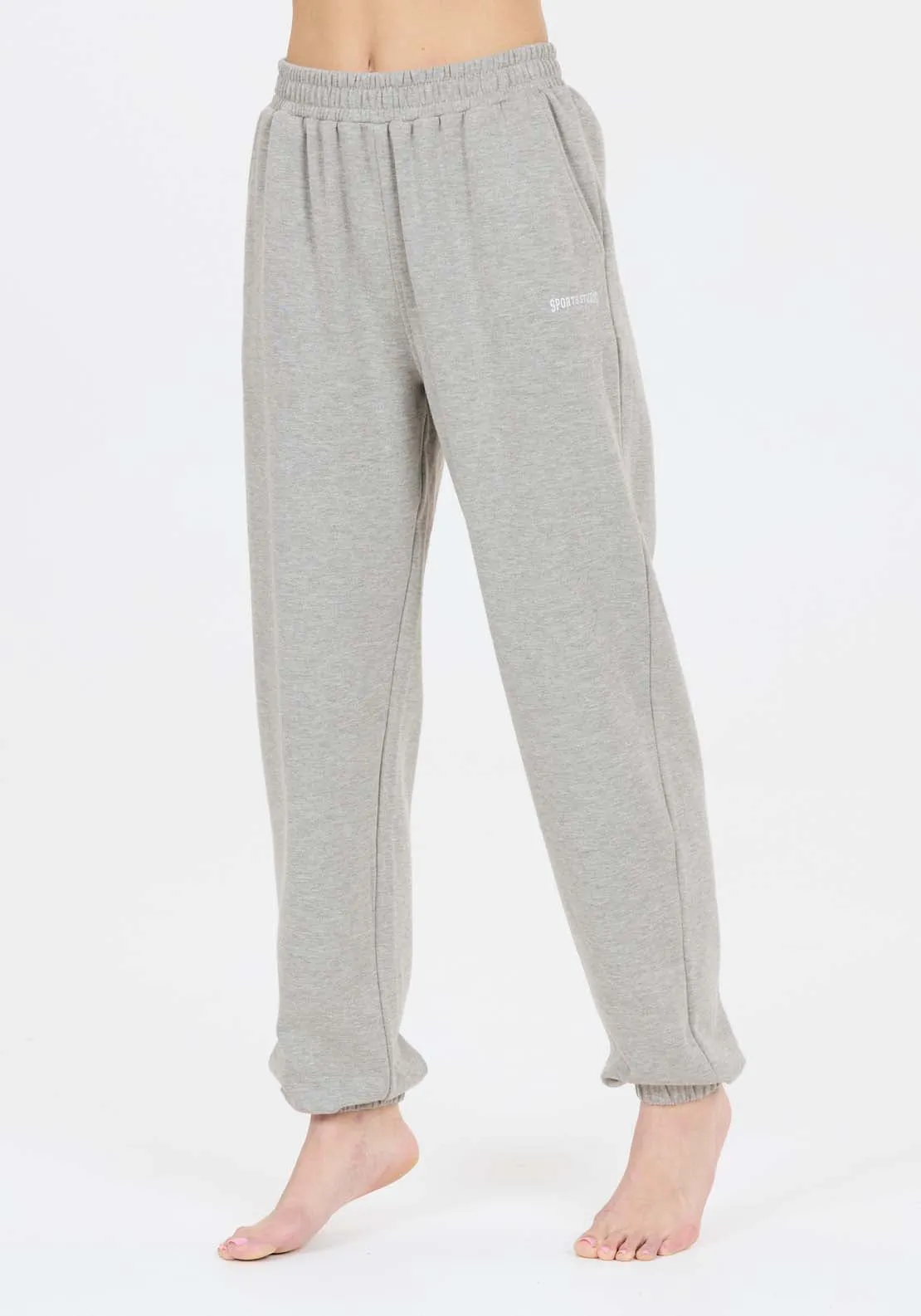 Giannis Sweat Pants - Light Grey Melange