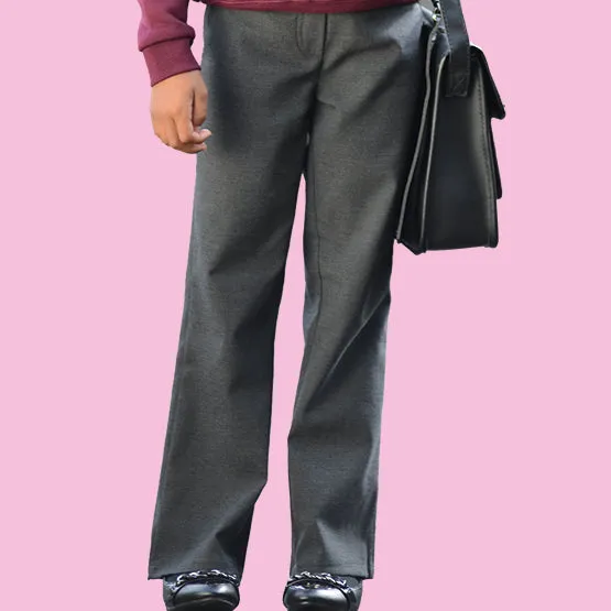 Girls' Junior Regular Fit School Trousers