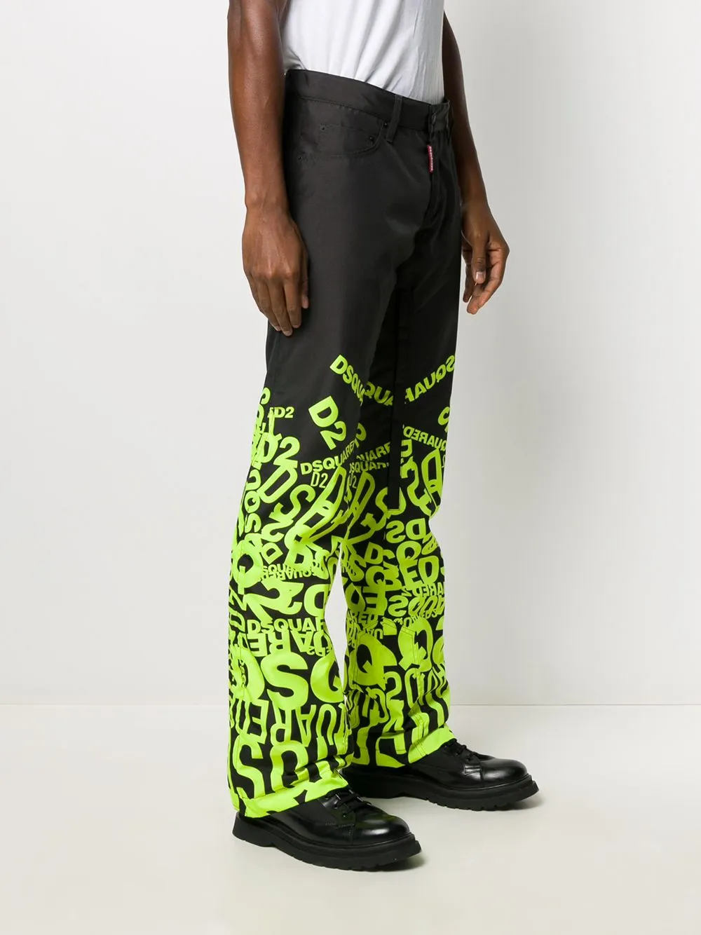 Graphic Print Trousers