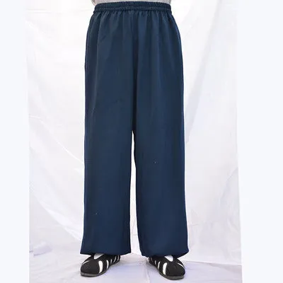 High-grade Lineni pants, martial arts Yoga practice performance trousers morning exercise for men women