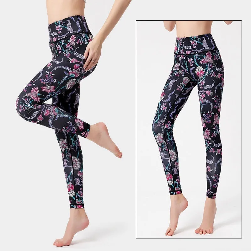 KittenAlarm - Mojoyce Cloud Hide Women Prints Sports Leggings Fitness Gym Yoga Pants High Waist Sexy Long Tights Running Trouser Workout Plus Size