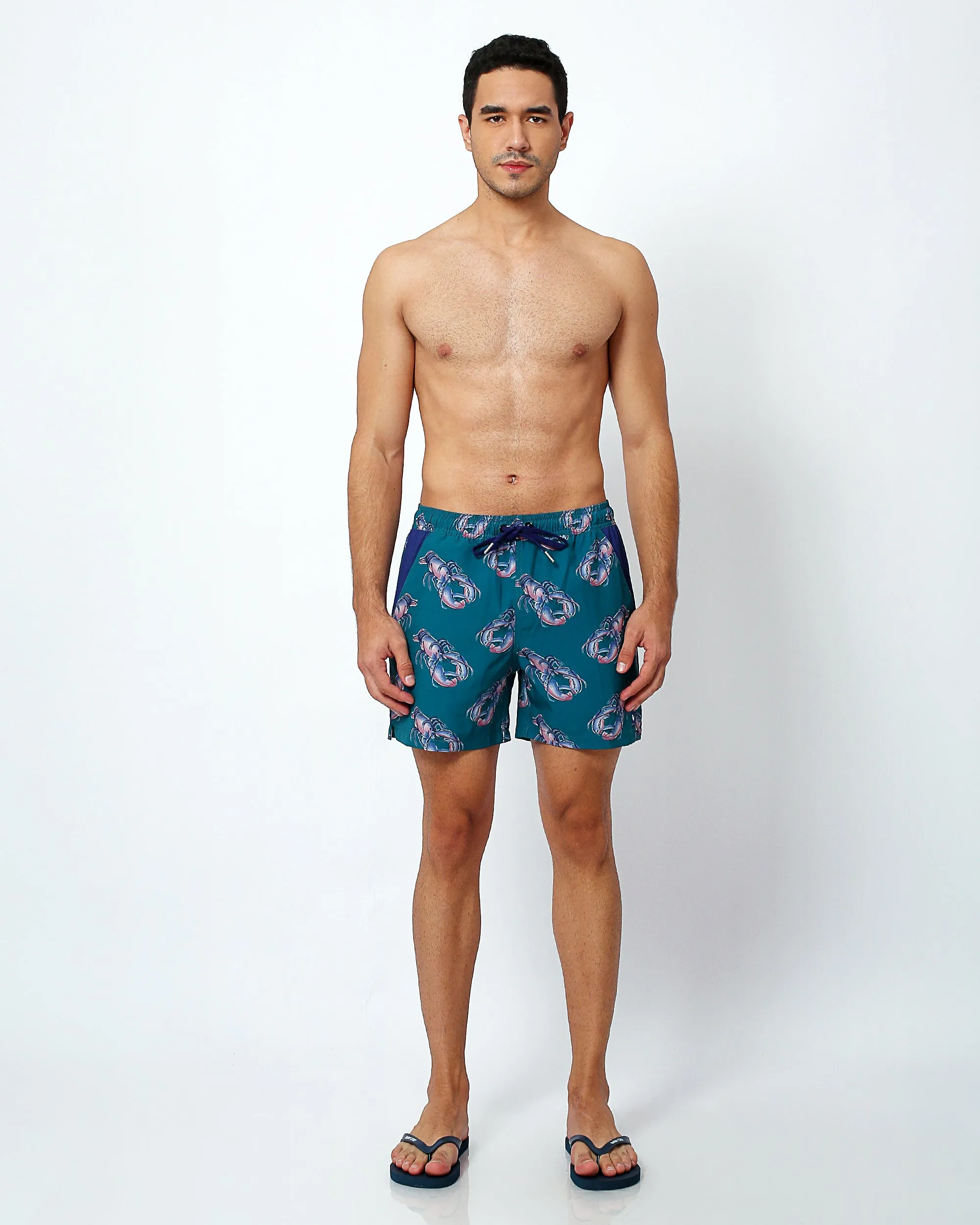 Lobsters - Swim Shorts with Waterproof Pocket