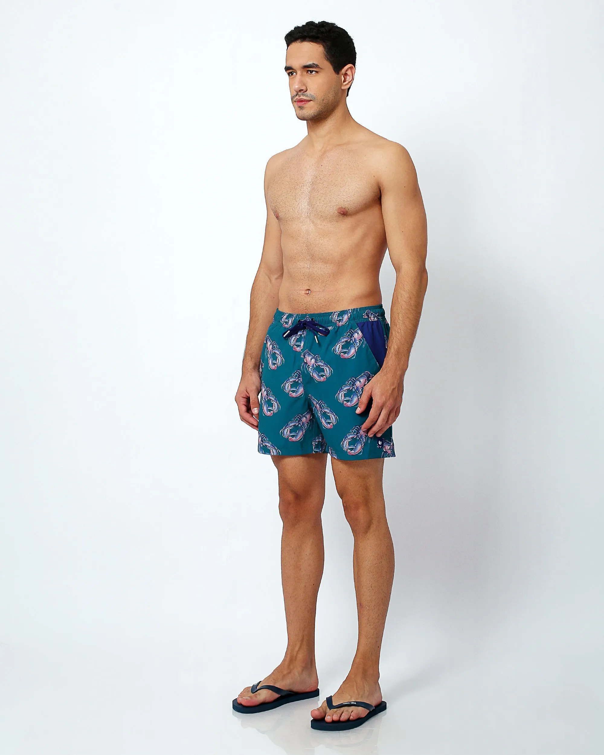 Lobsters - Swim Shorts with Waterproof Pocket