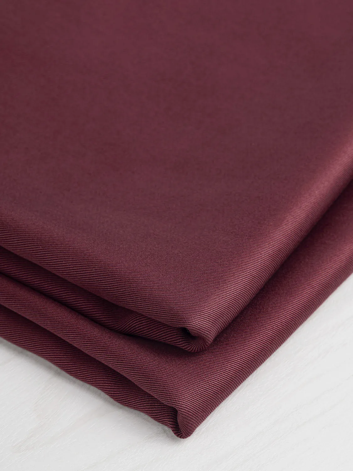 Lyocell Twill - Bordeaux