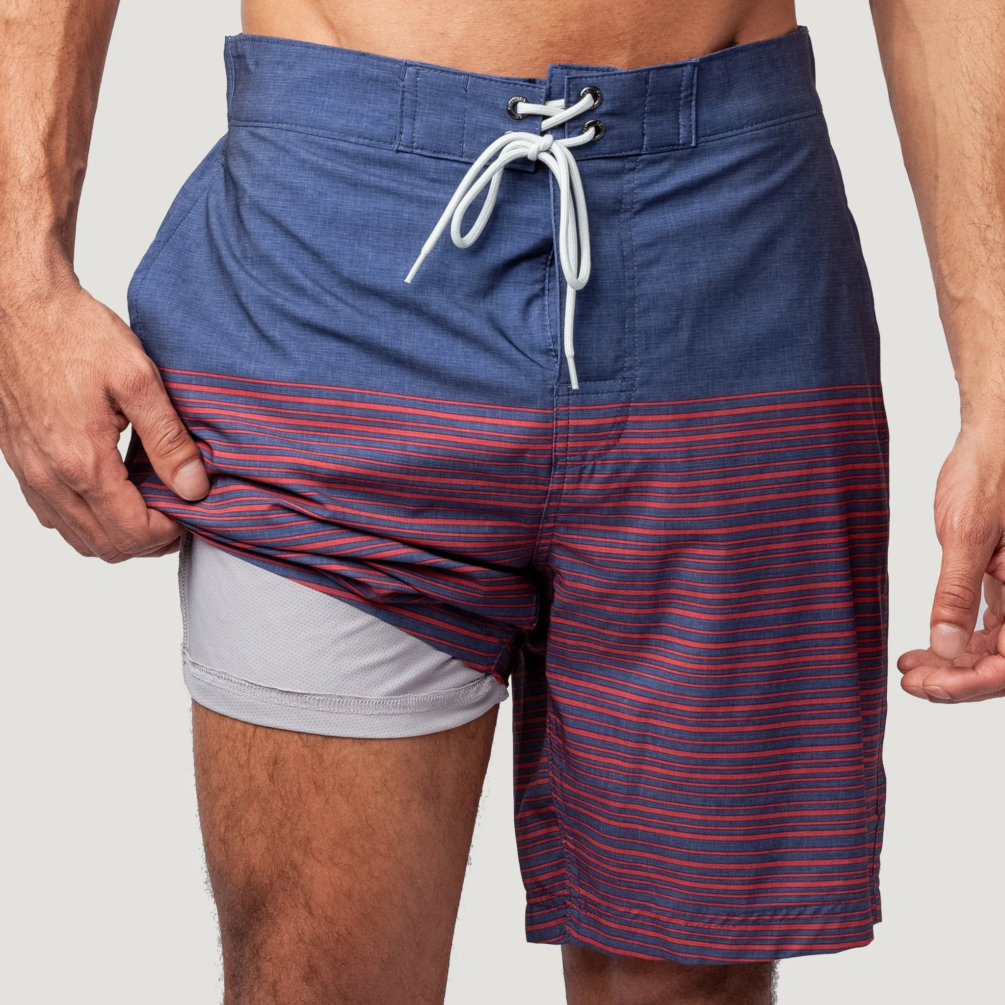 Men's Lake Side Stripe Surf Short