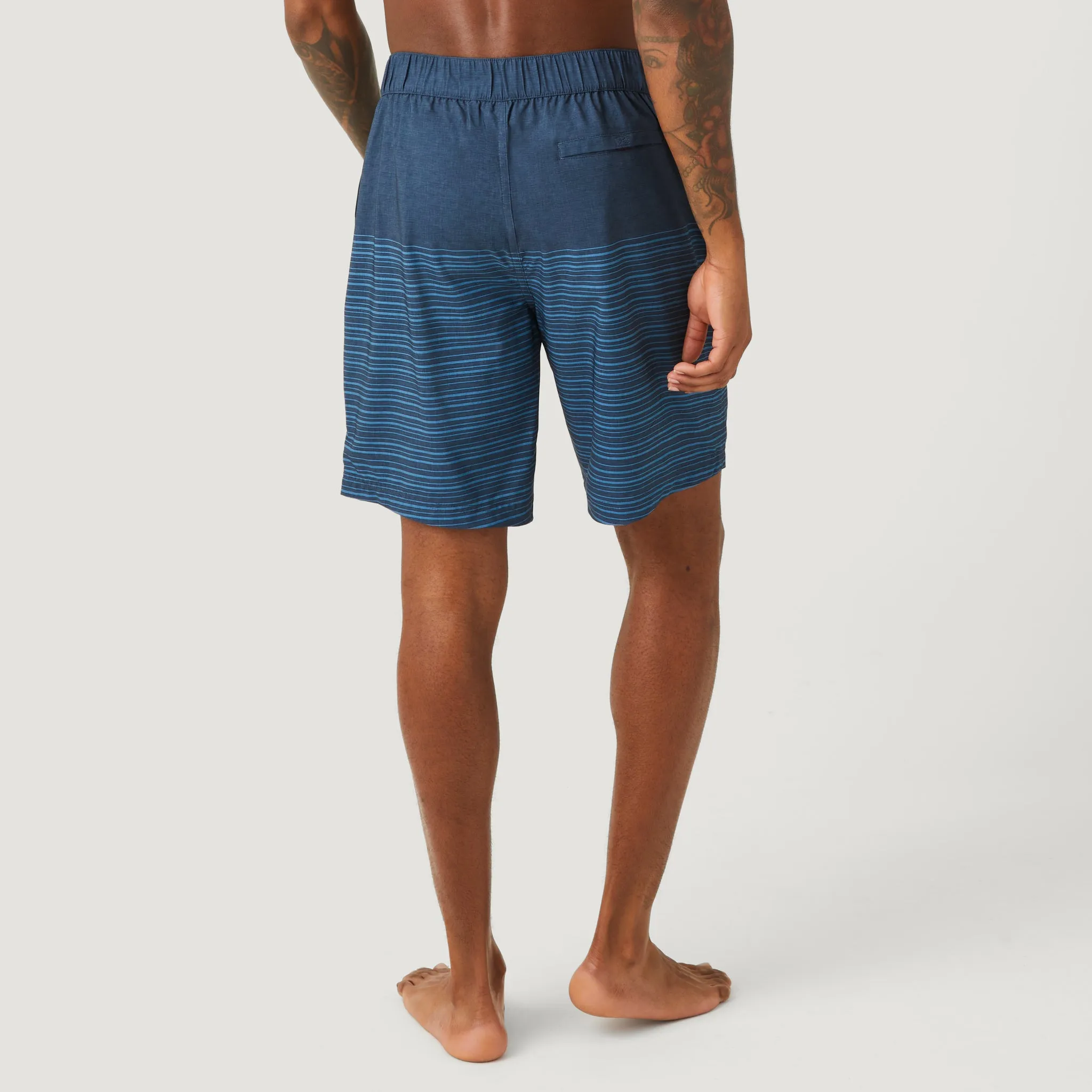 Men's Lake Side Stripe Surf Short