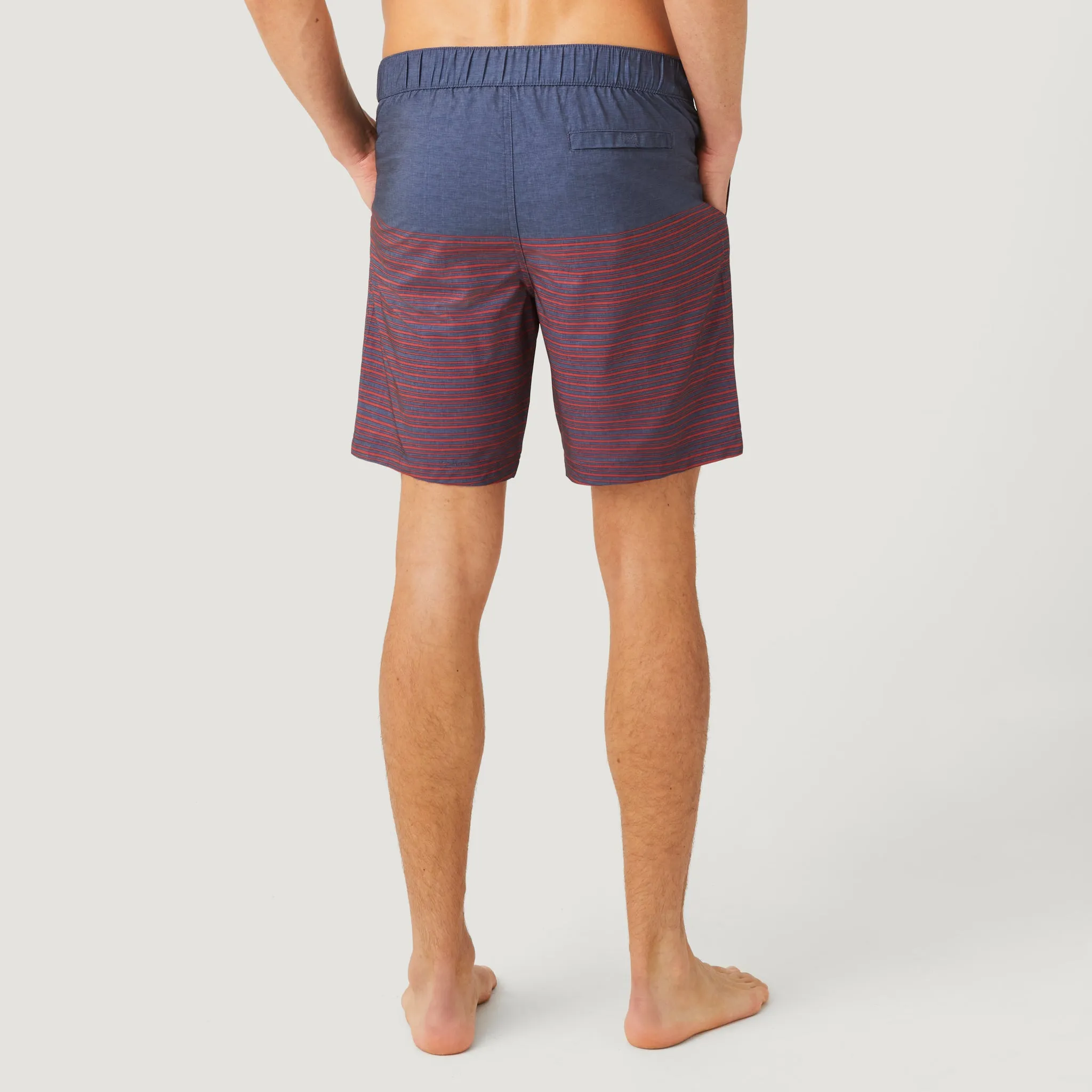 Men's Lake Side Stripe Surf Short