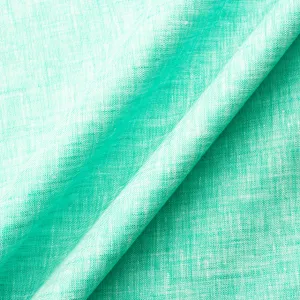 Mint & White Two-Tone Handkerchief Linen