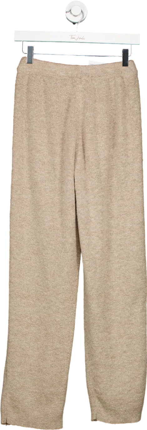 Miss Rosier Beige Knitted Trousers S