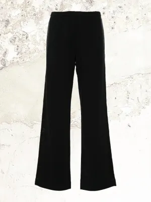 MM6 Maison Margiela straight jersey texture trousers