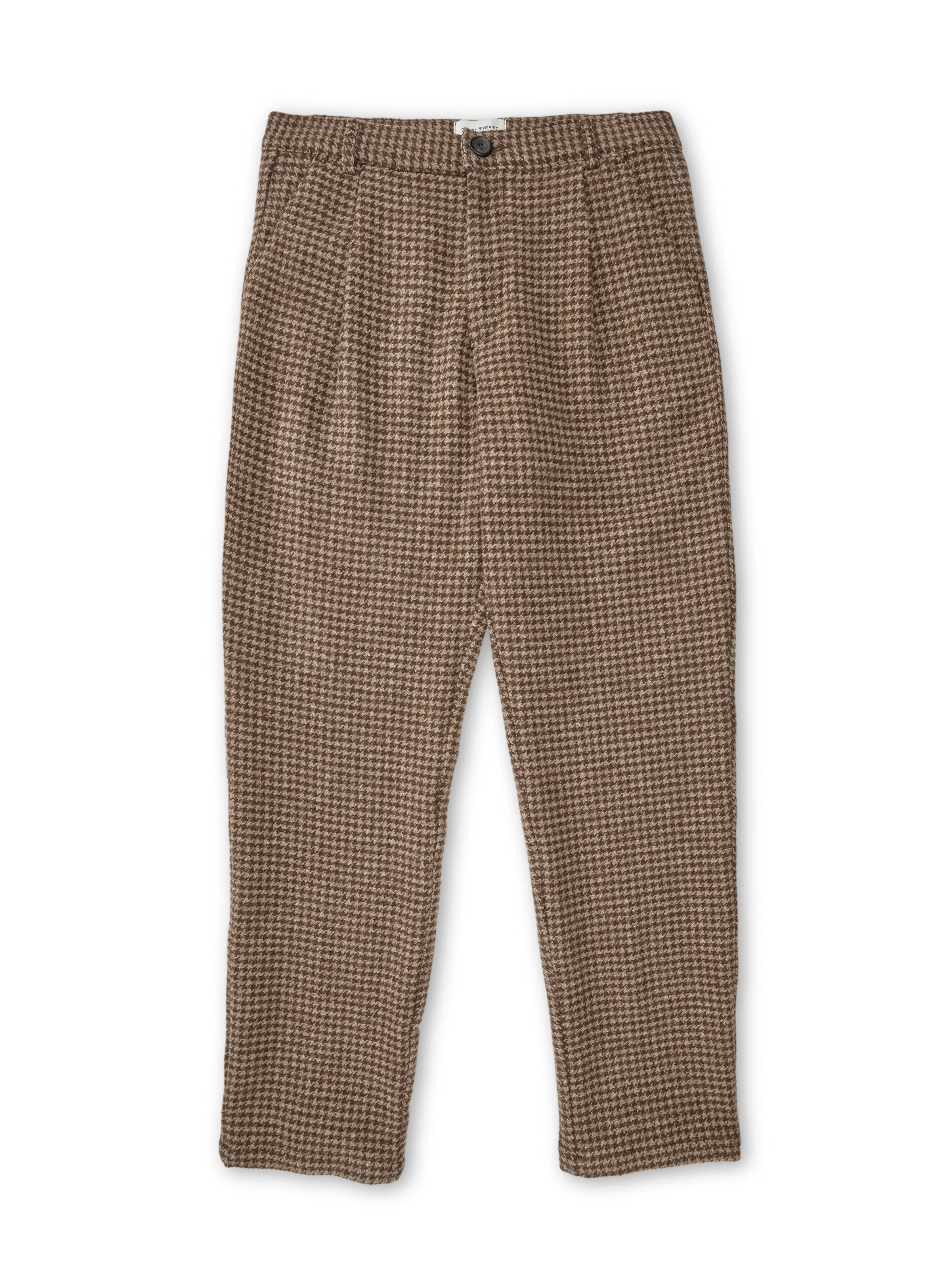 Morton Pleated Trousers Corday Beige