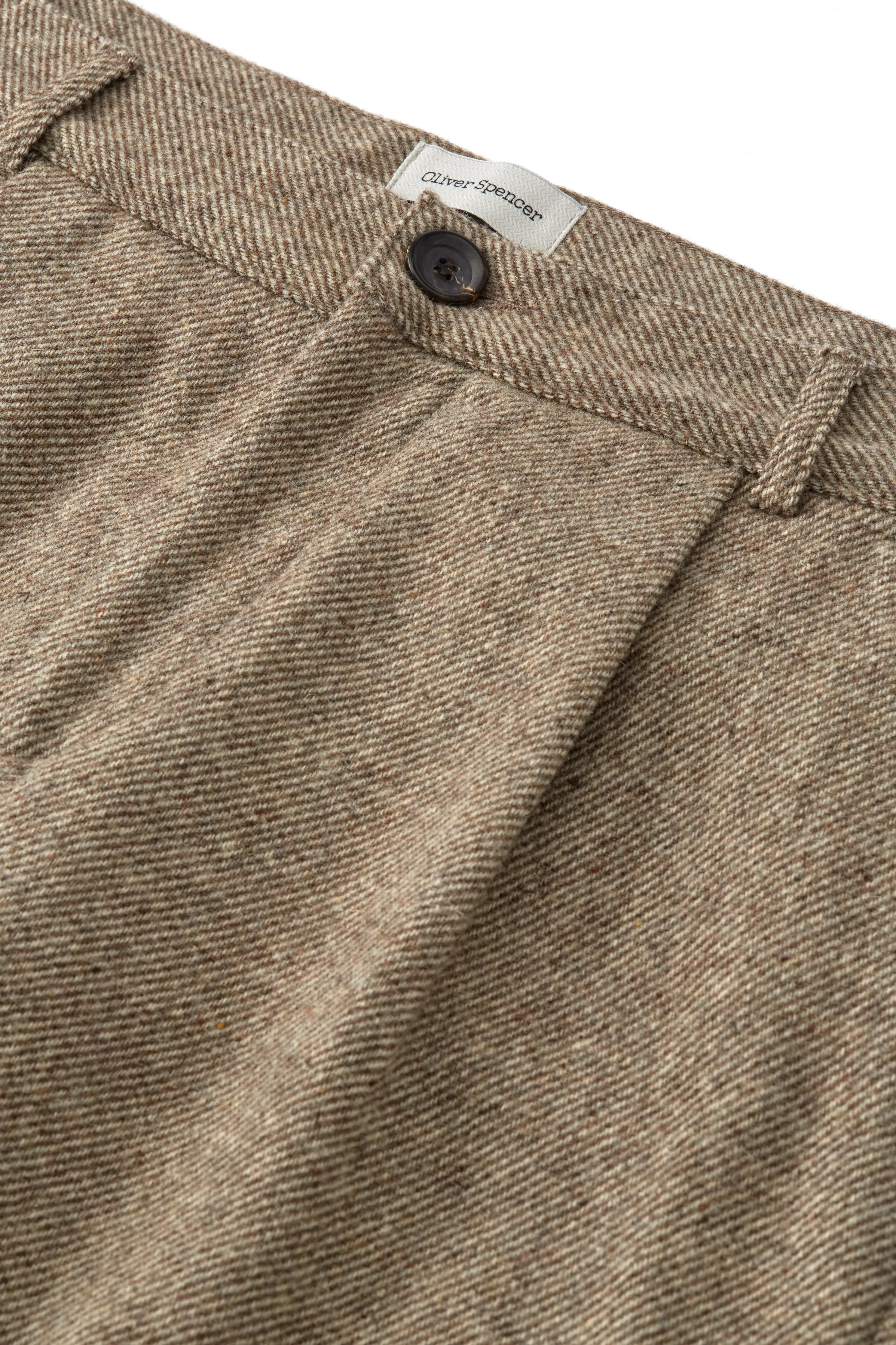 Morton Pleated Trousers Pembury Beige