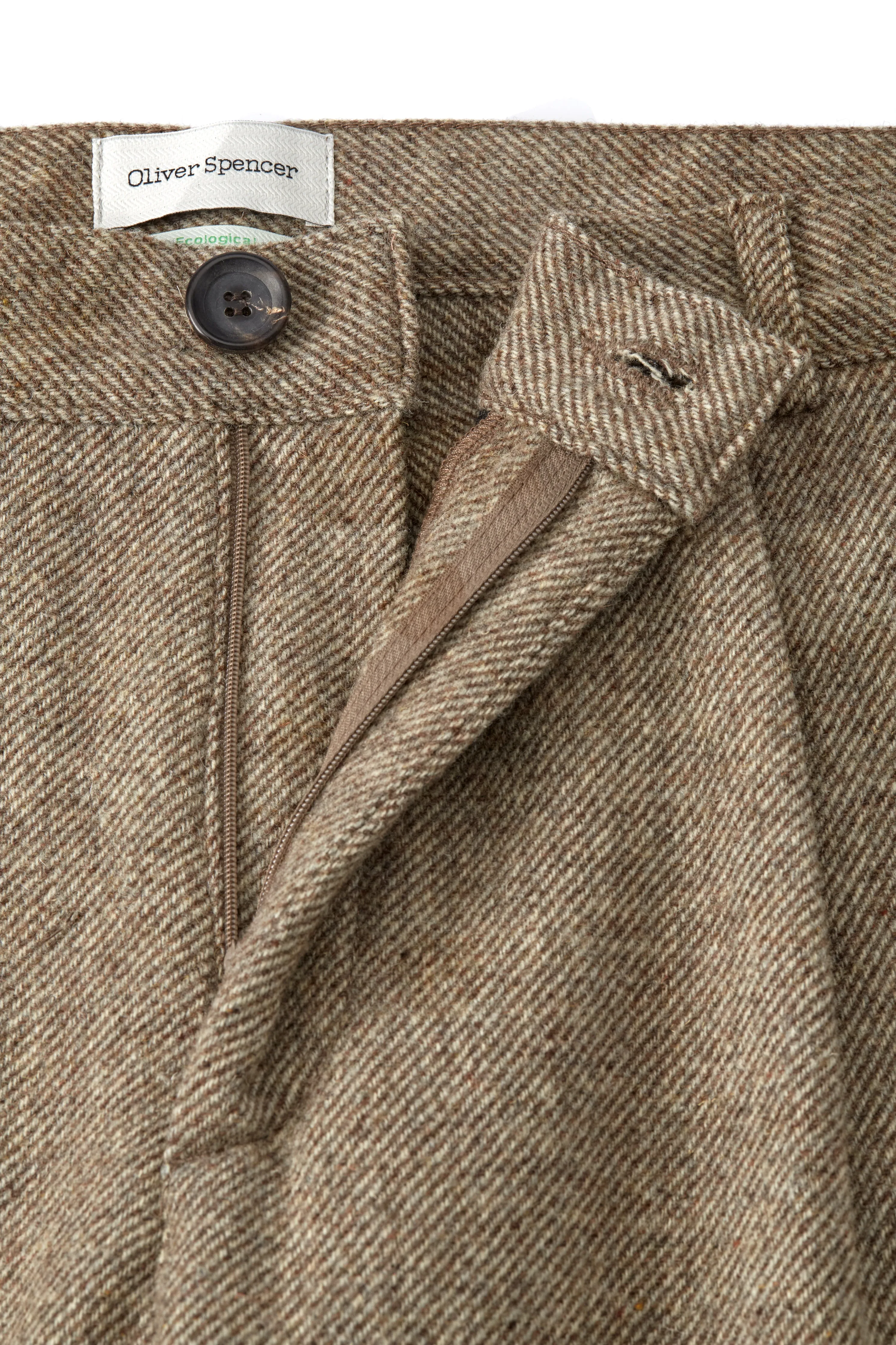 Morton Pleated Trousers Pembury Beige