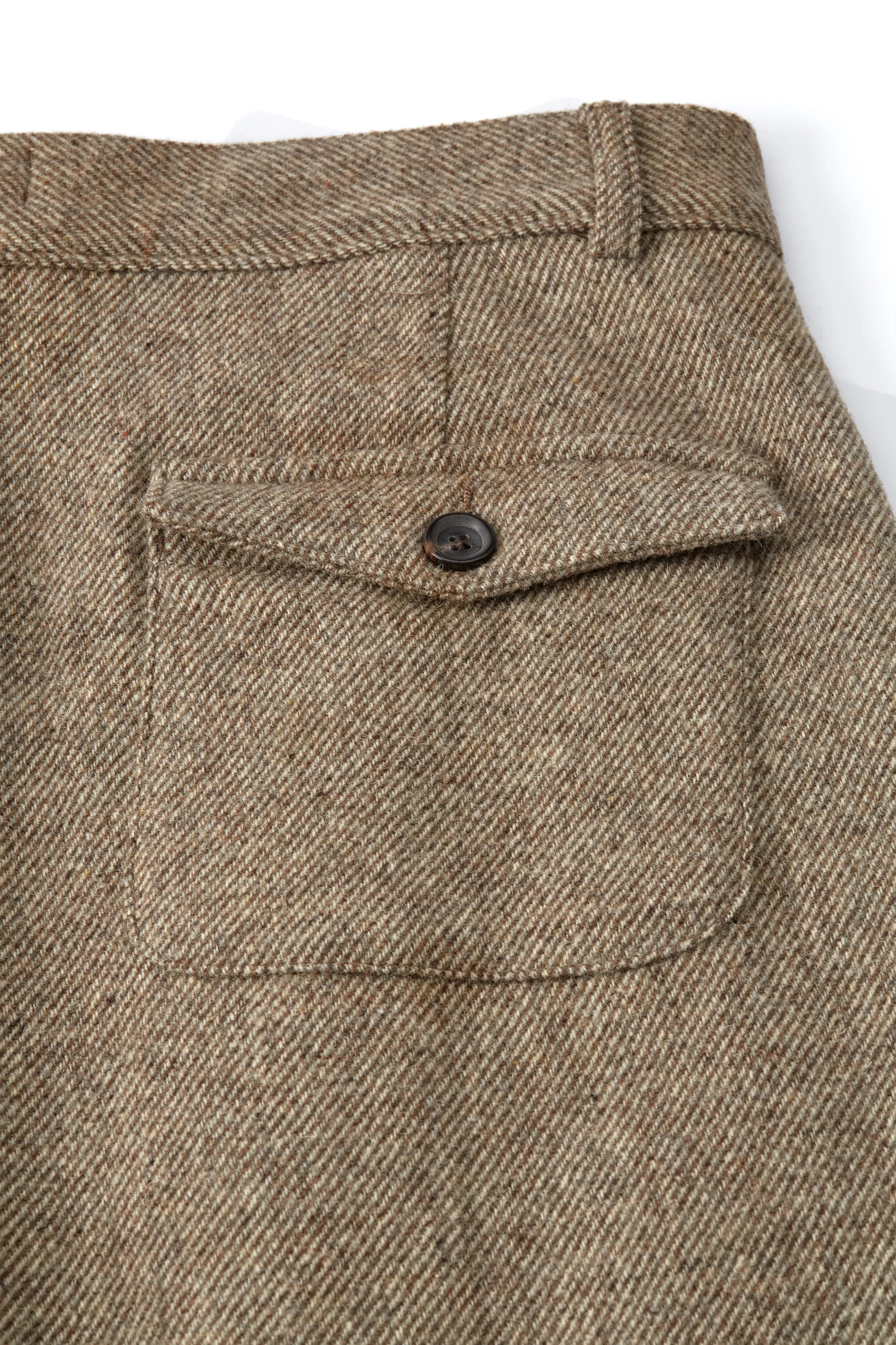 Morton Pleated Trousers Pembury Beige