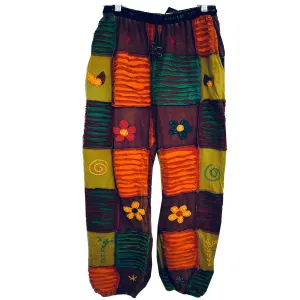 Nepalese Patchwork Multicoloured Trousers