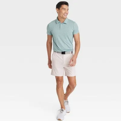 New - Men's Golf Shorts 6.5" - All In Motion Light Gray 34