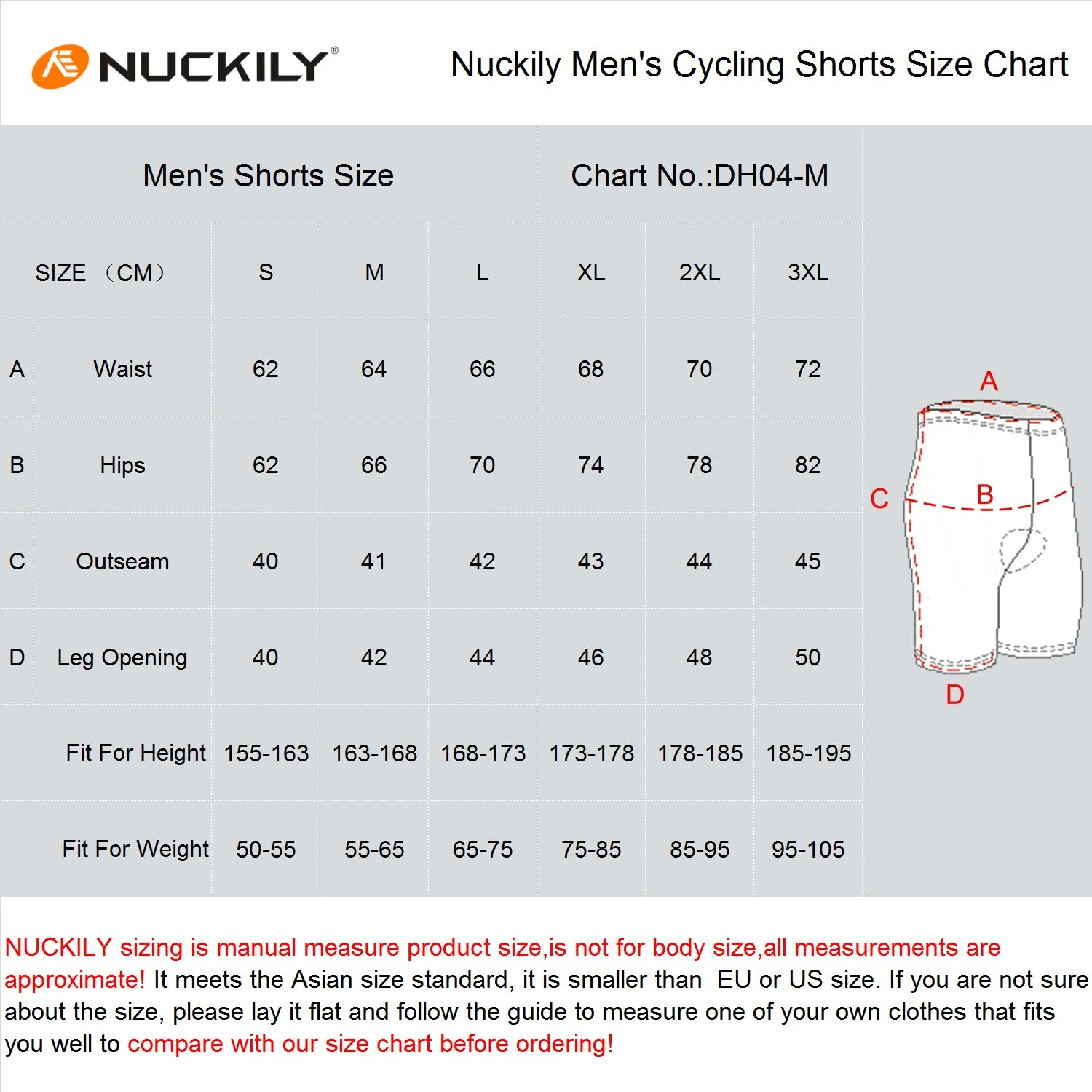 Nuckily Mycycology MB007 Gel Padded Cycling Shorts