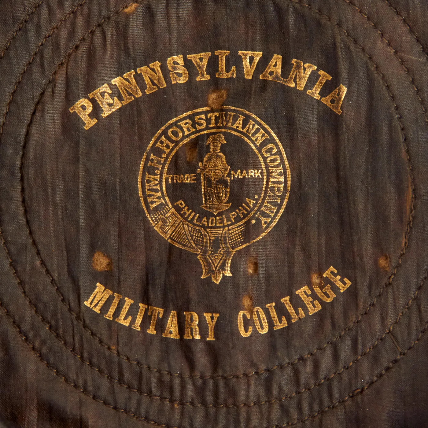 Original U.S. Late 19th to Early 20th Century Pennsylvania Military College Kepi by WM. H. Horstmann Company - West Point of Pennsylvania