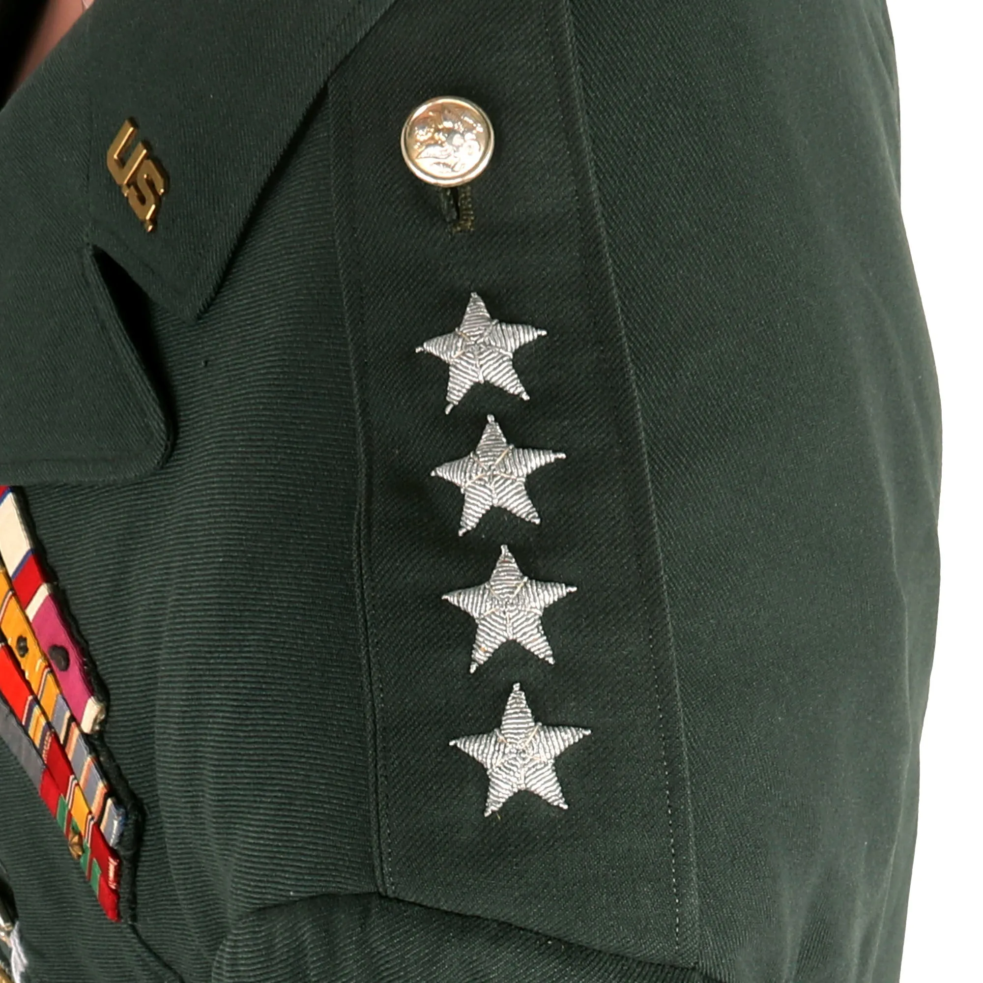 Original U.S. Vietnam War Army General Robert Jefferson Wood Class A Green Service Uniform - “Founding Father” of NATO and SHAP - with Extensive Research