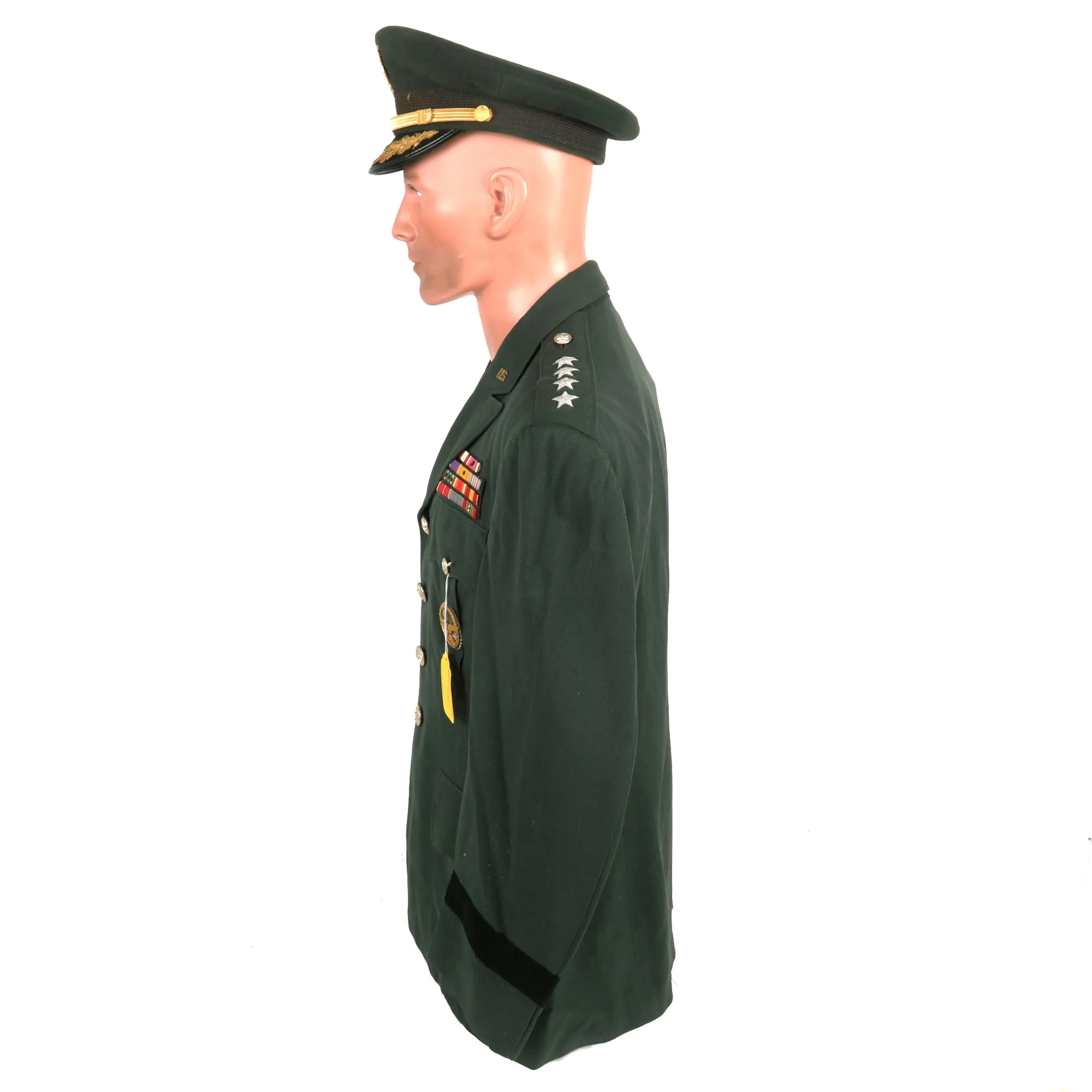 Original U.S. Vietnam War Army General Robert Jefferson Wood Class A Green Service Uniform - “Founding Father” of NATO and SHAP - with Extensive Research