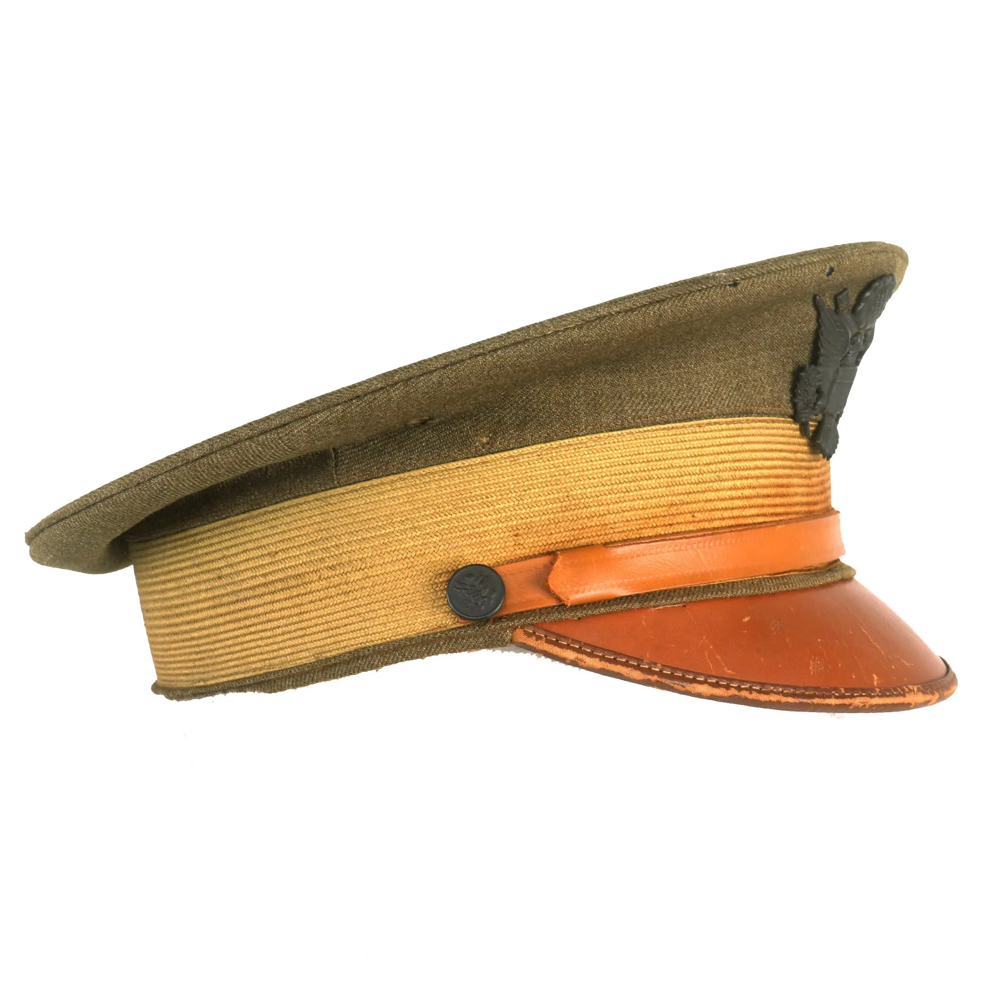 Original U.S. WWI M1910 Army Officer’s Visor Cap - Size 7 1/4