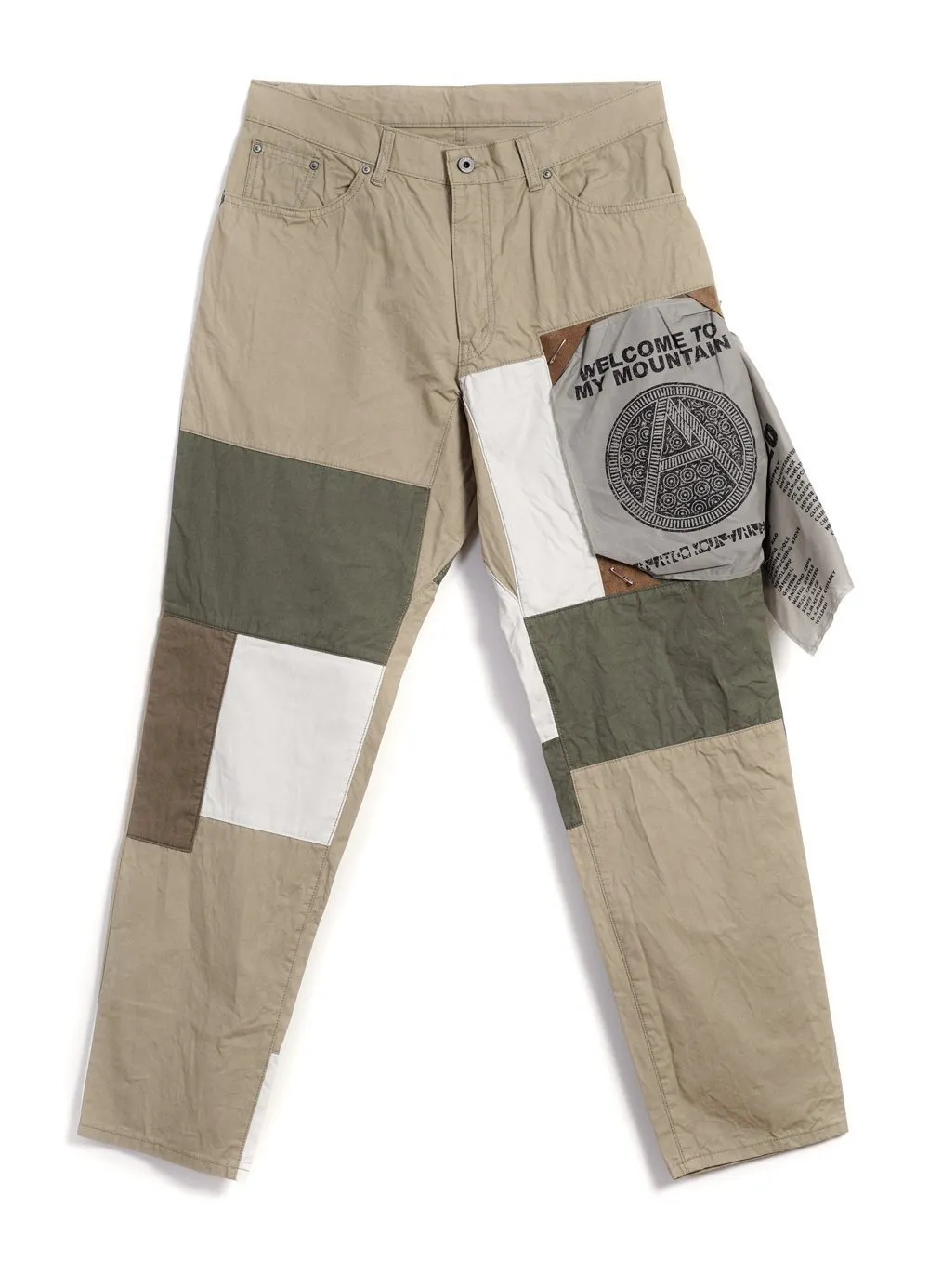 PATCHWORK PANTS | Beige