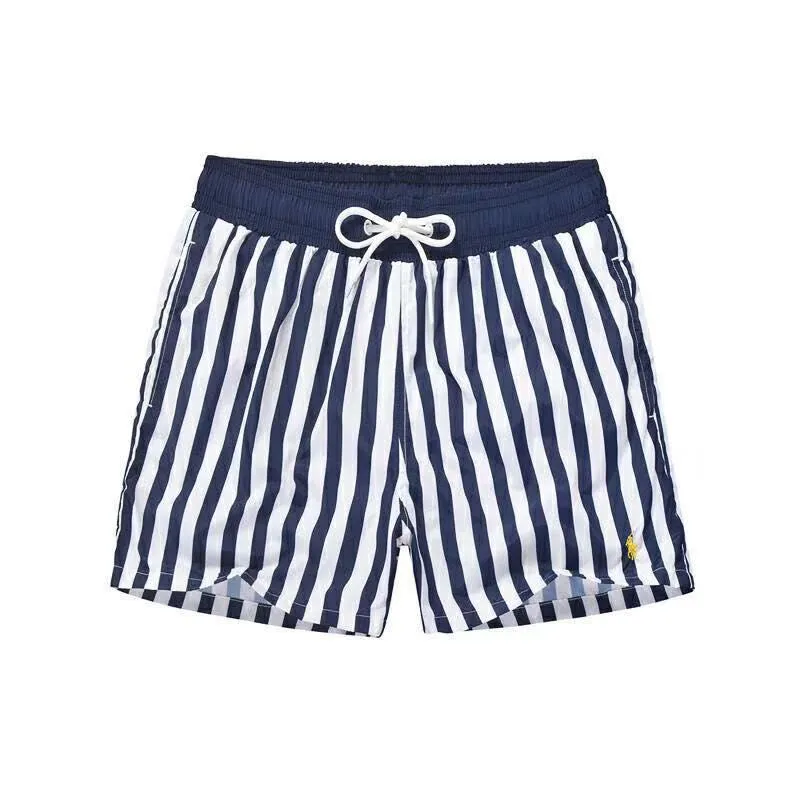 PRL Simple Fashion Blue and White Shorts