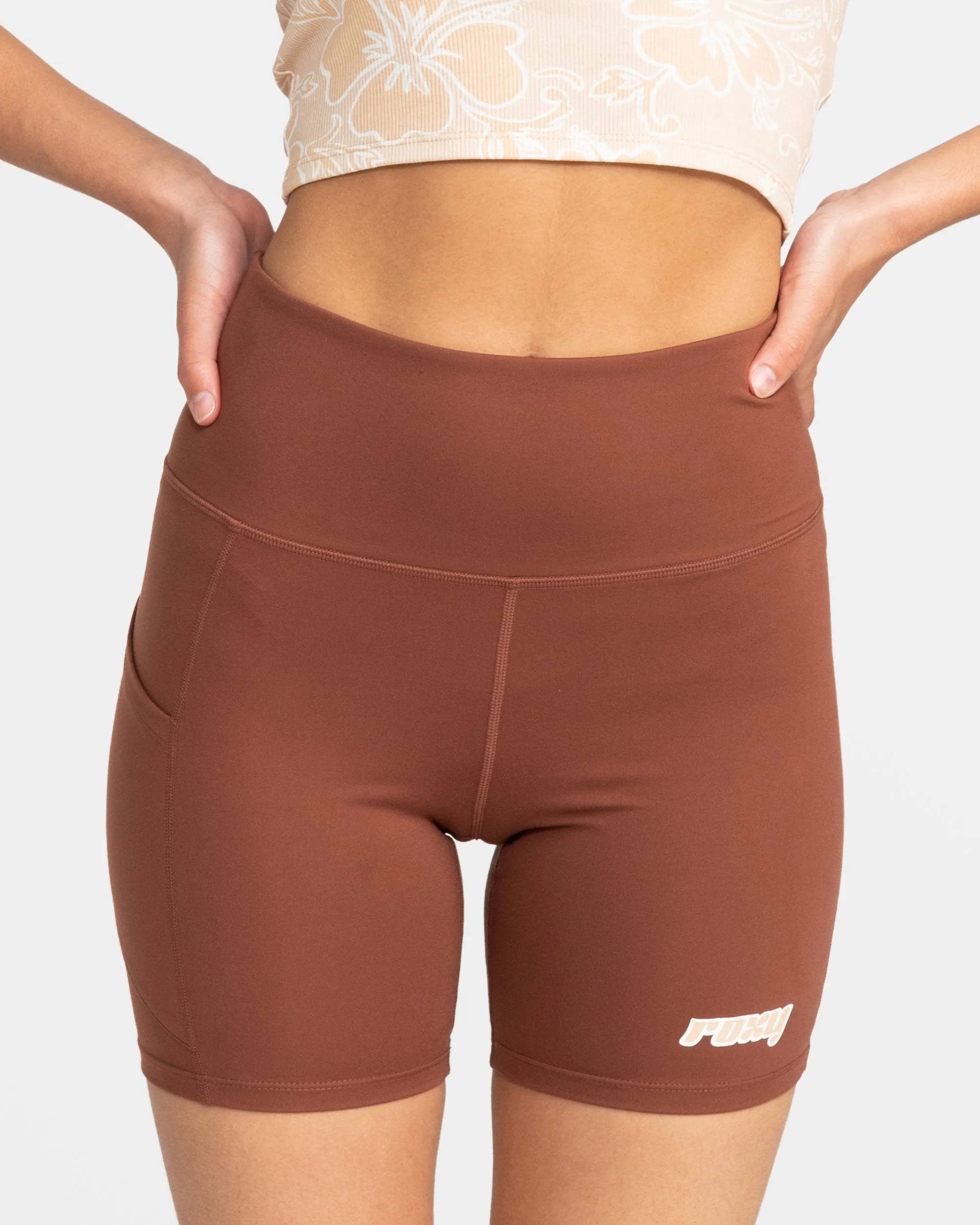 Retro Sport Life Bike Shorts - Root Beer