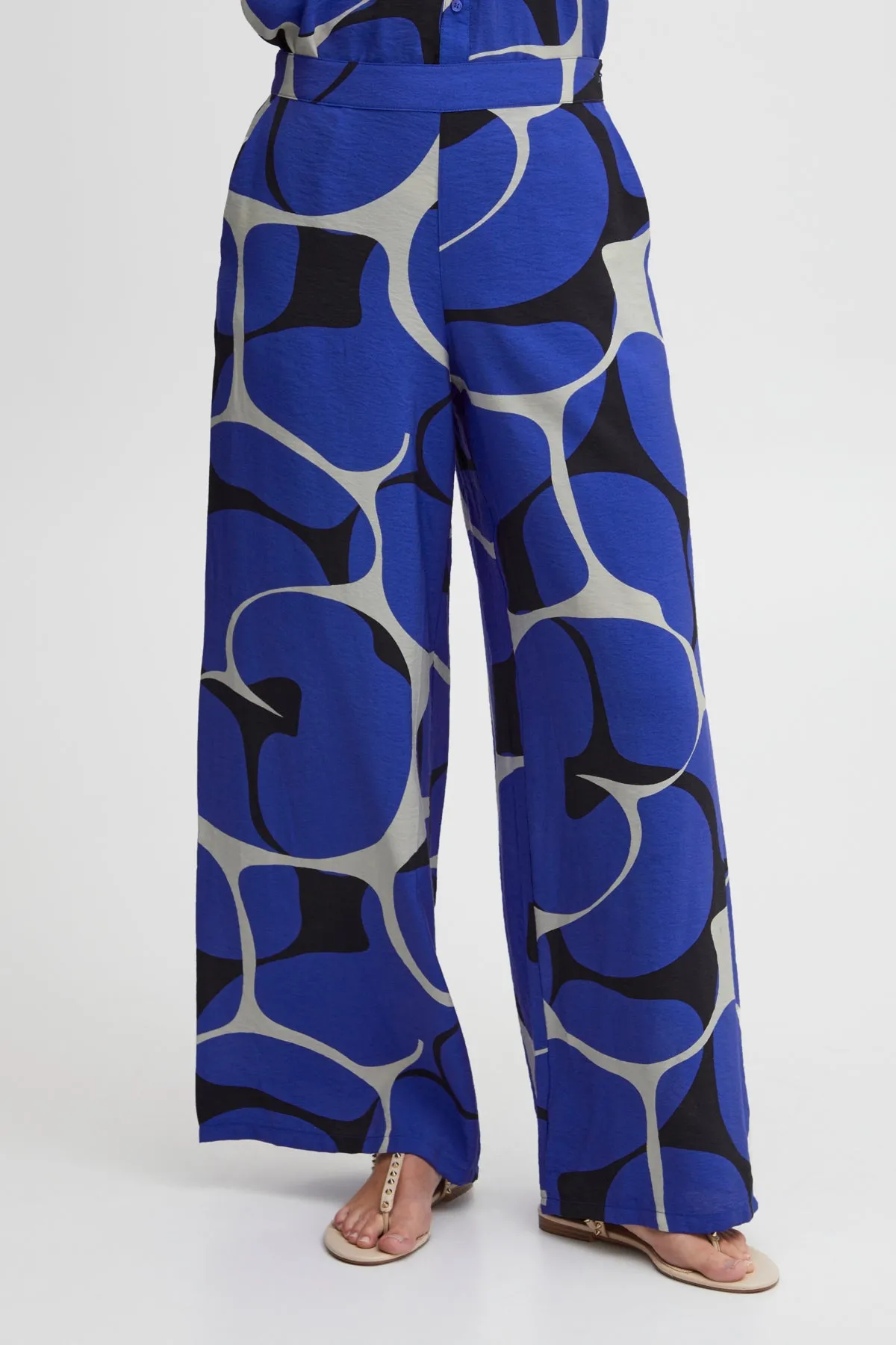 Scarlett Trousers - Blue Print